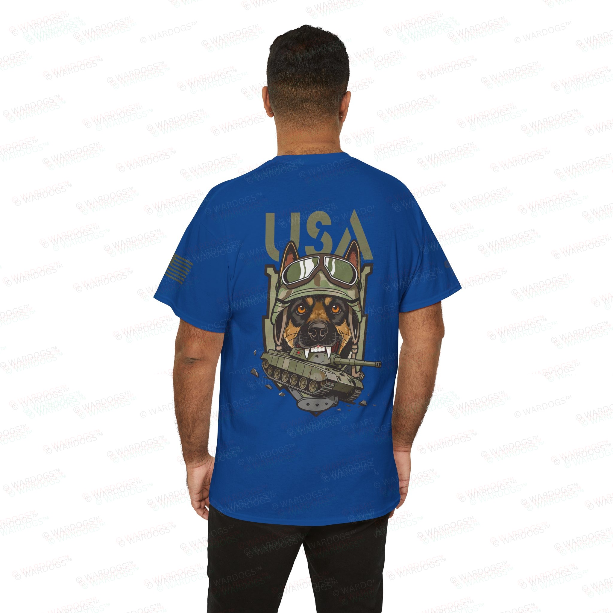 US Army MWD K9 Defender Military T-Shirt - Image 19