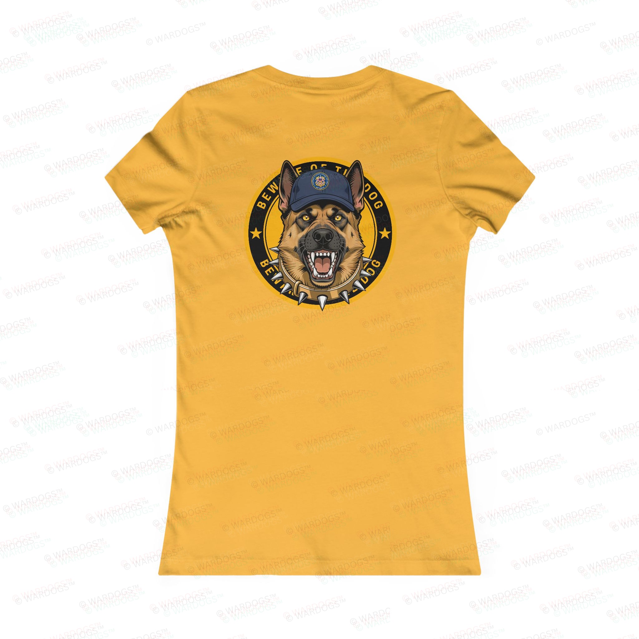 US COAST GUARD BEWARE MALINOIS - Womens Tee - Image 3