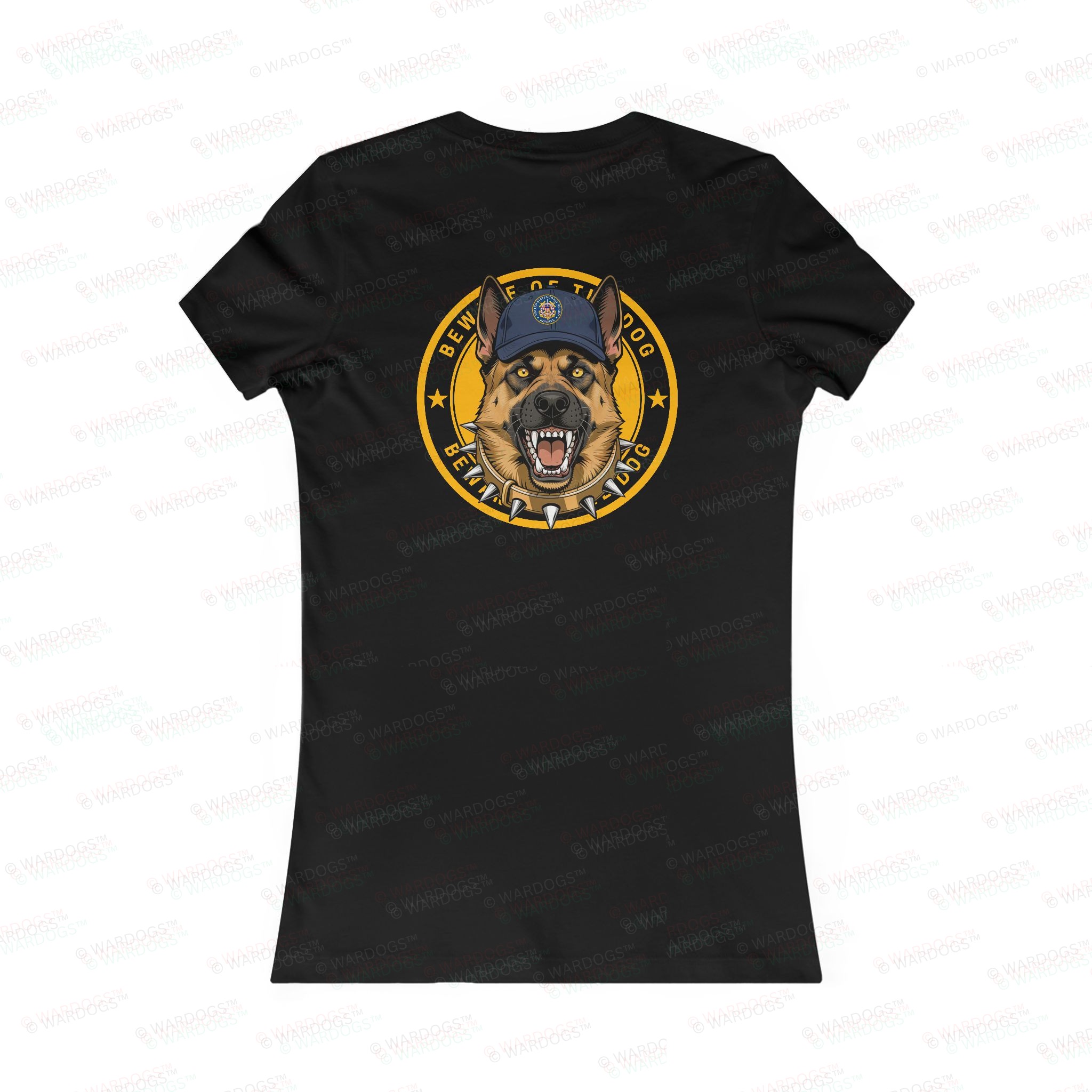 US COAST GUARD BEWARE MALINOIS - Womens Tee - Image 6