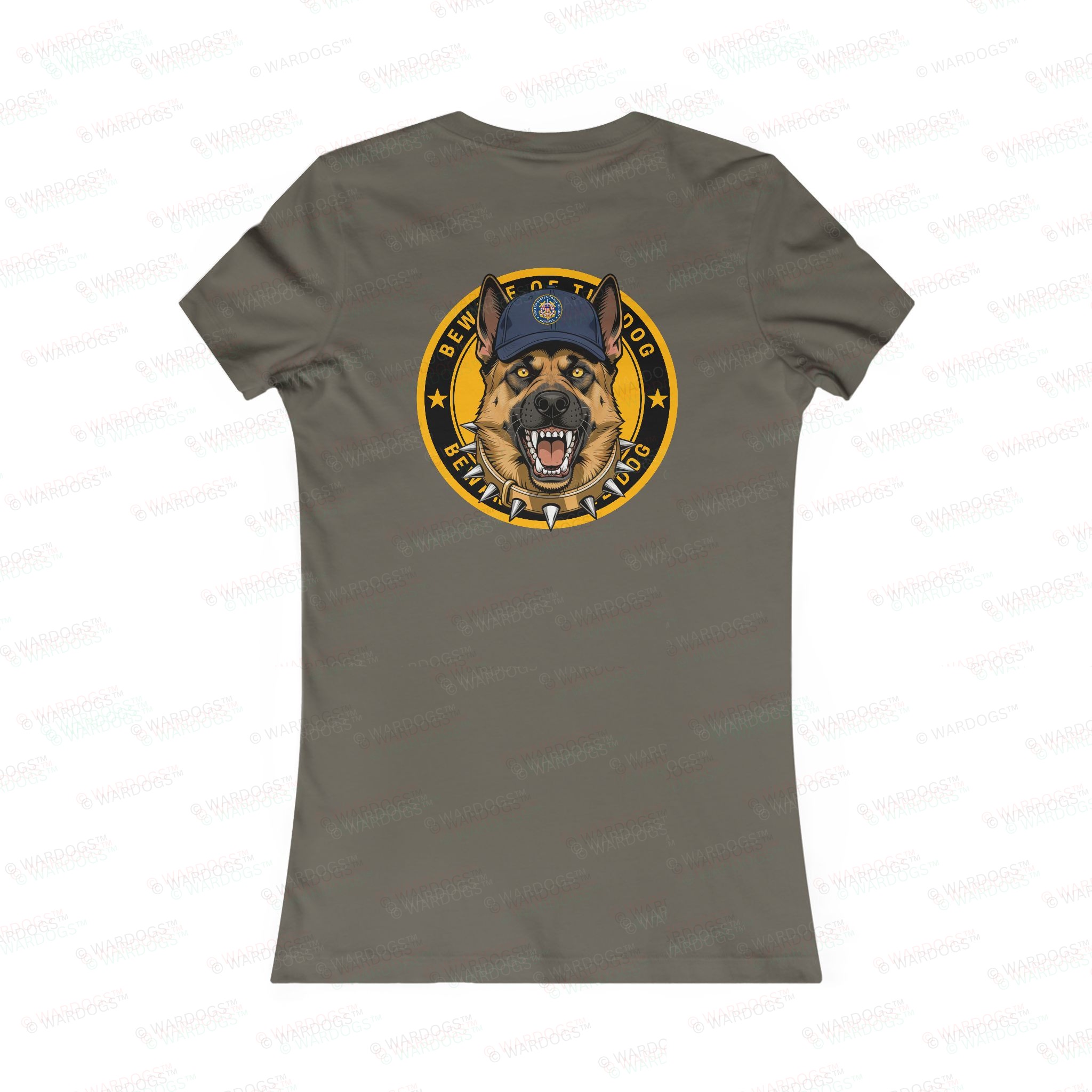 US COAST GUARD BEWARE MALINOIS - Womens Tee - Image 8