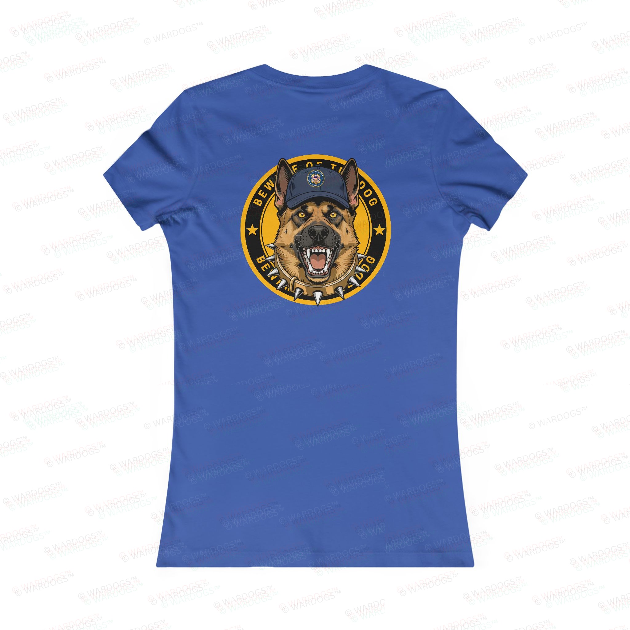 US COAST GUARD BEWARE MALINOIS - Womens Tee - Image 10