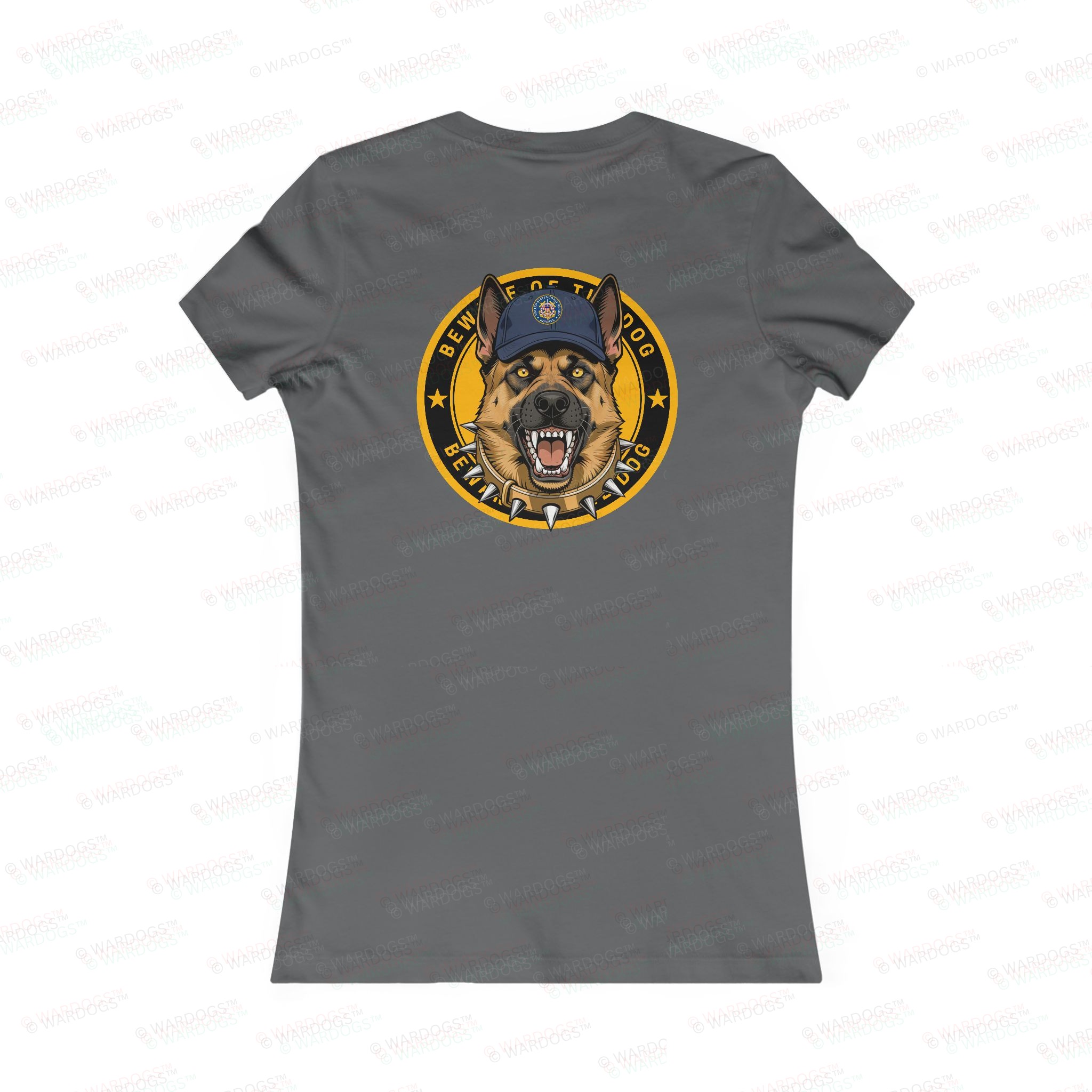 US COAST GUARD BEWARE MALINOIS - Womens Tee - Image 12