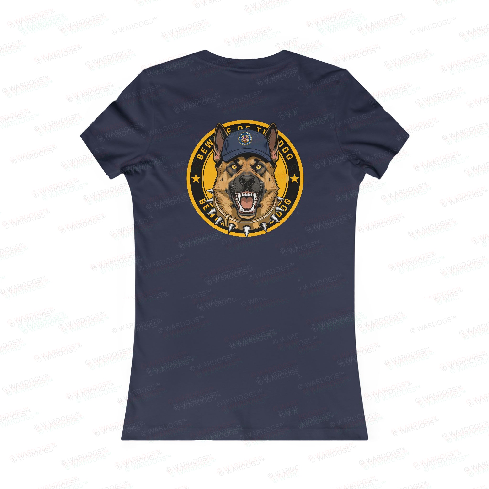 US COAST GUARD BEWARE MALINOIS - Womens Tee - Image 14