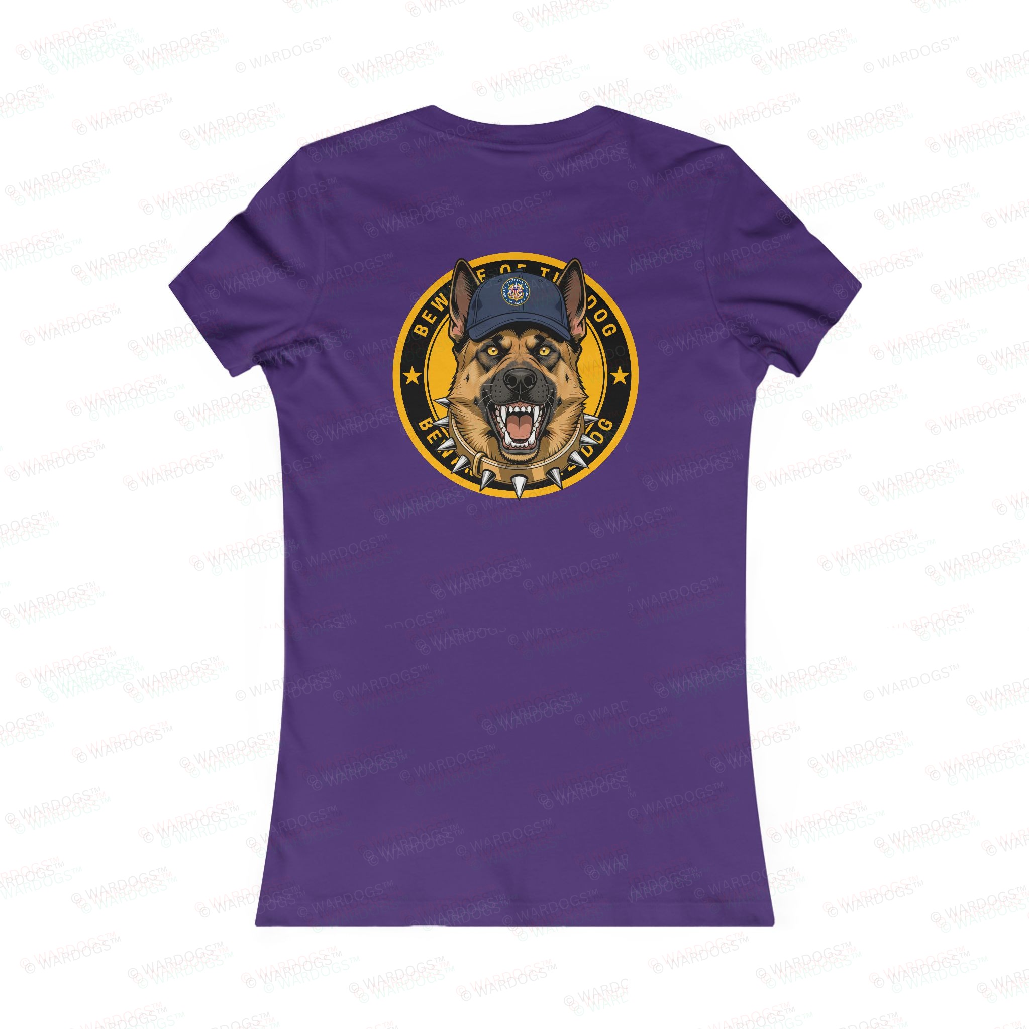 US COAST GUARD BEWARE MALINOIS - Womens Tee - Image 16