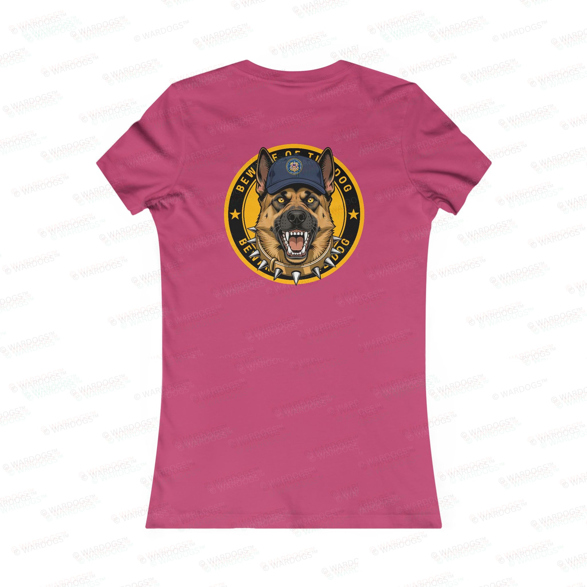 US COAST GUARD BEWARE MALINOIS - Womens Tee - Image 18