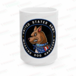 Military Working Dog Mug – U.S. Army K9 Ceramic Coffee Cup (11oz/15oz)
