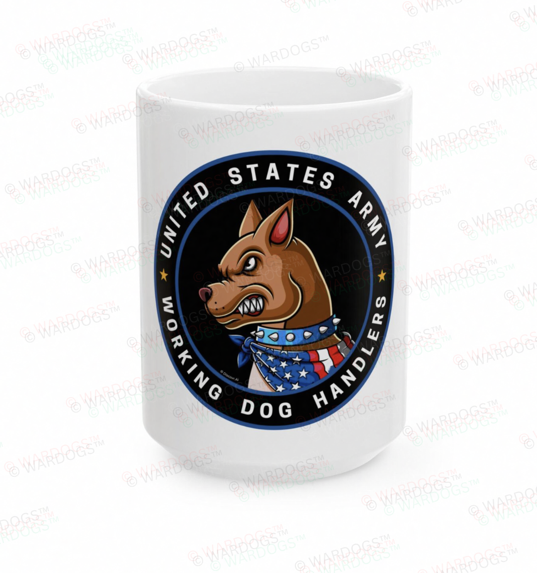 Military Working Dog Mug – U.S. Army K9 Ceramic Coffee Cup (11oz/15oz)