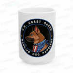 Military Working Dog Mug – U.S. Coast Guard K9 Ceramic Coffee Cup (11oz/15oz)