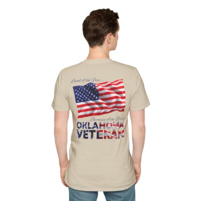 Oklahoma Veteran T-Shirt — Home of the Brave American Flag Memorial Tee