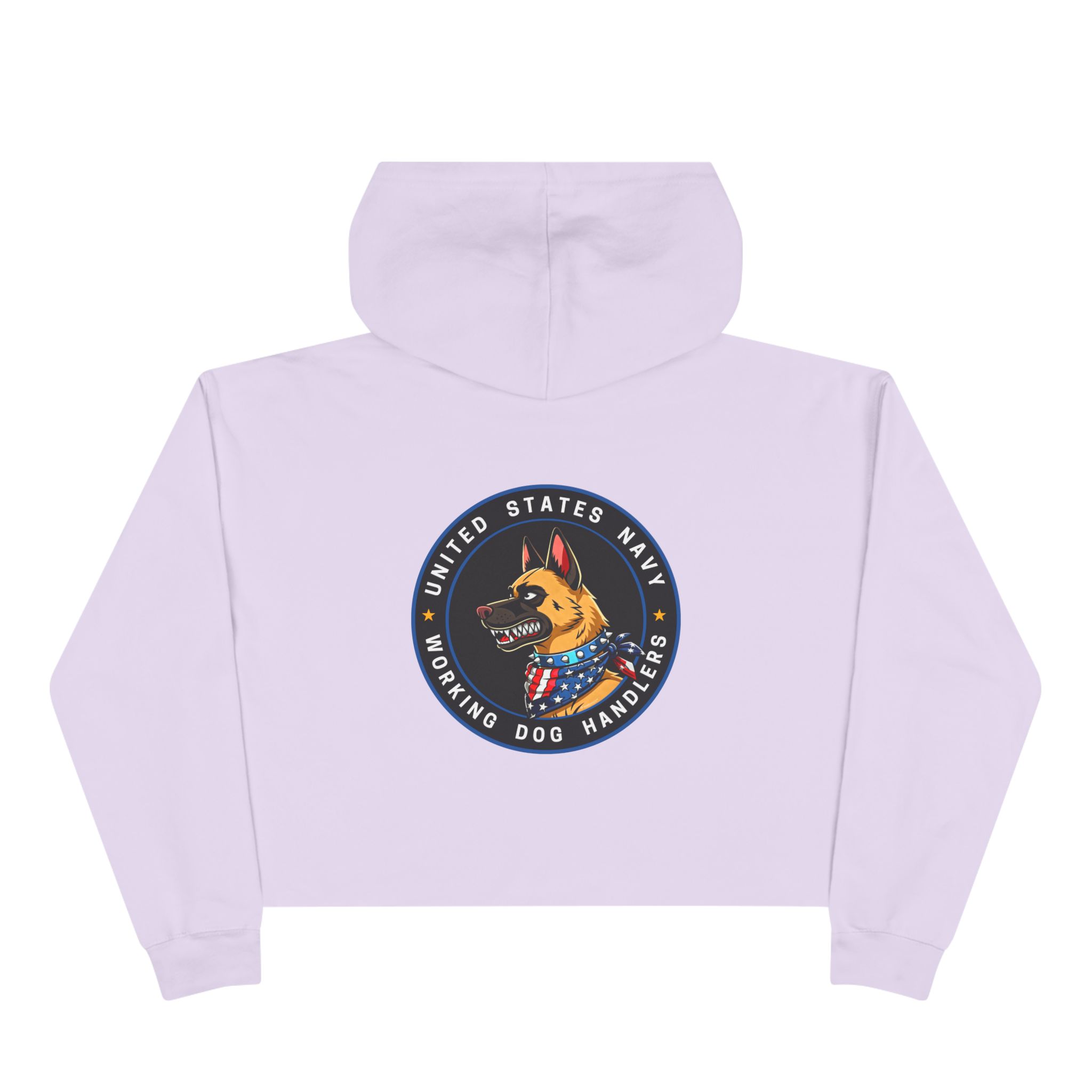 Crop Hoodie — U.S. Navy Working Dog Handler Emblem - Image 5