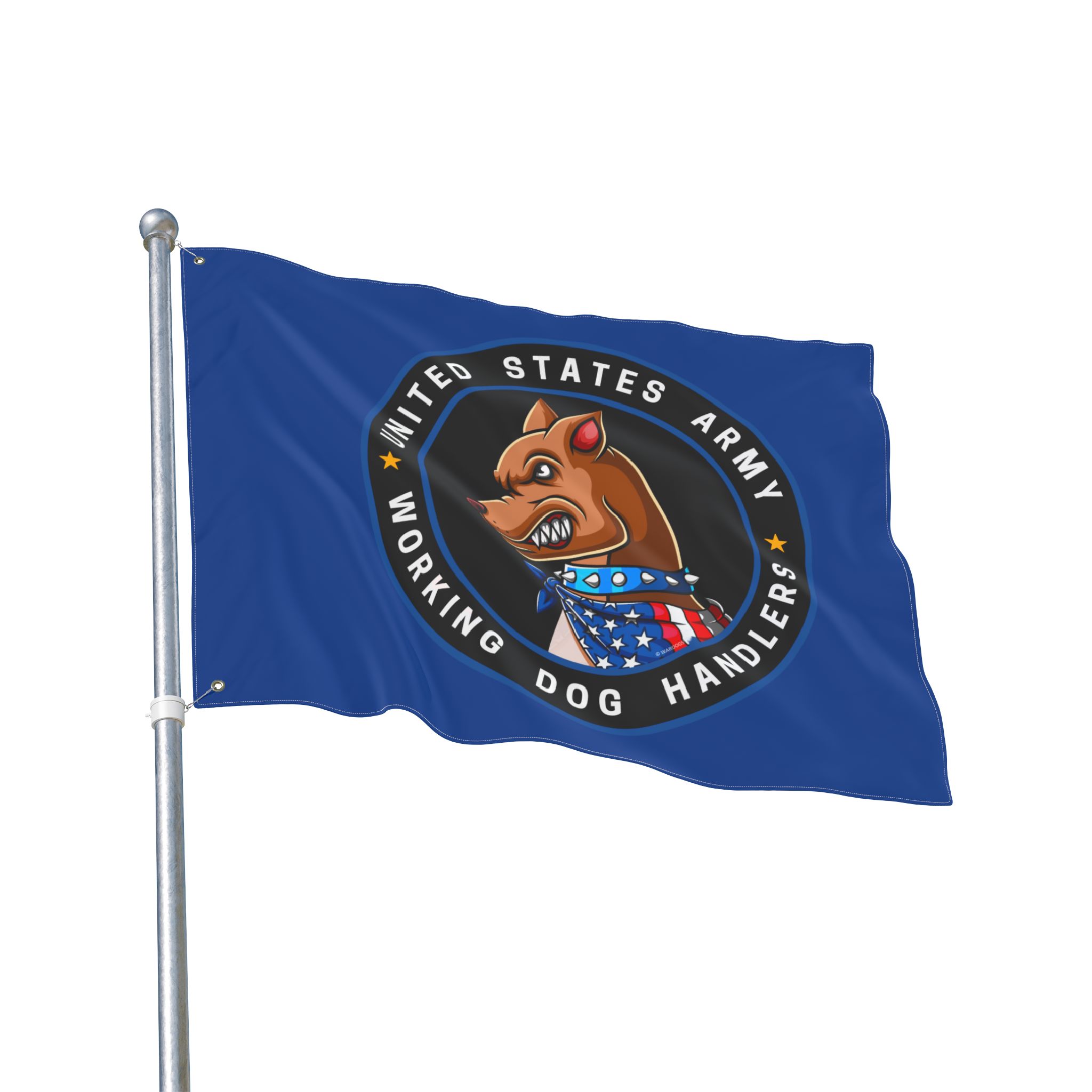 United States Army Working Dog Handlers Flag — Double-Sided Military K9 Banner - Ltd Blue Ed. - Image 6