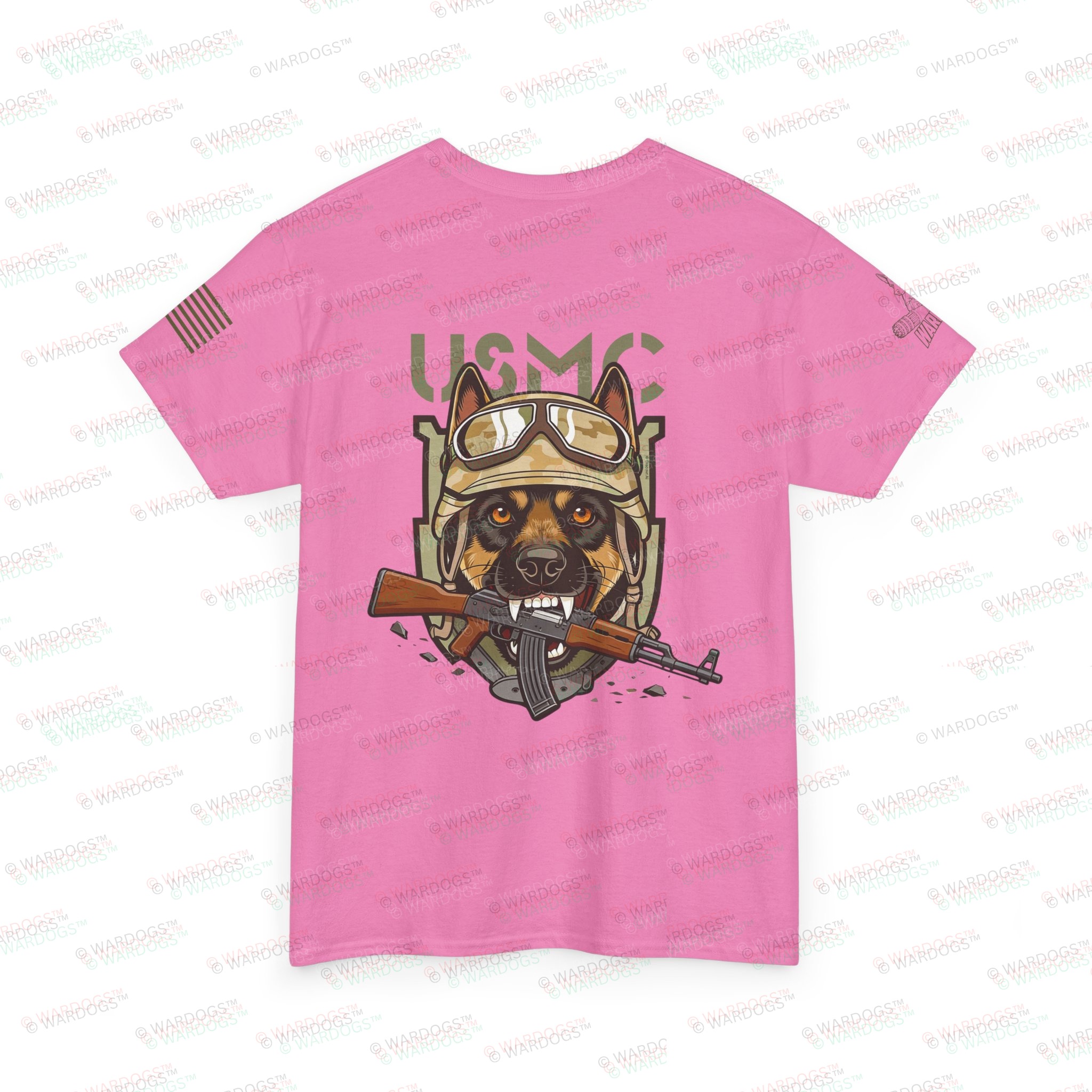 US Marine Corps MWD K9 Defender Military T-Shirt - Image 36
