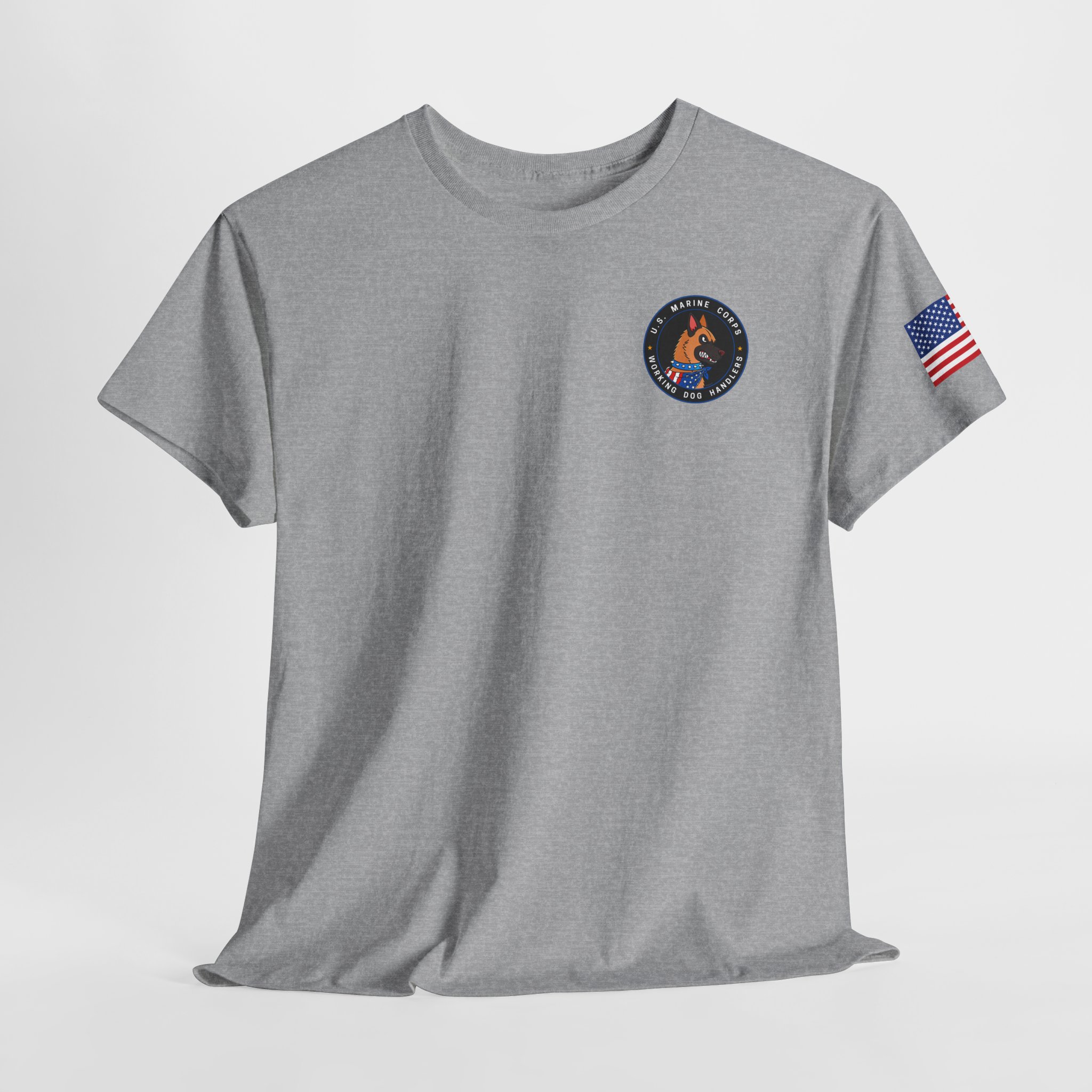 U. S. Marine Corps Working Dog Handlers T‑Shirt — K9 Patch Tee - Image 11