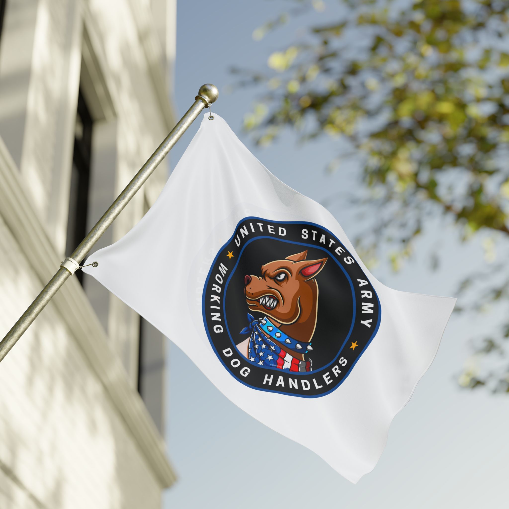 United States Army Working Dog Handlers Flag — Double-Sided Military K9 Banner - Image 5