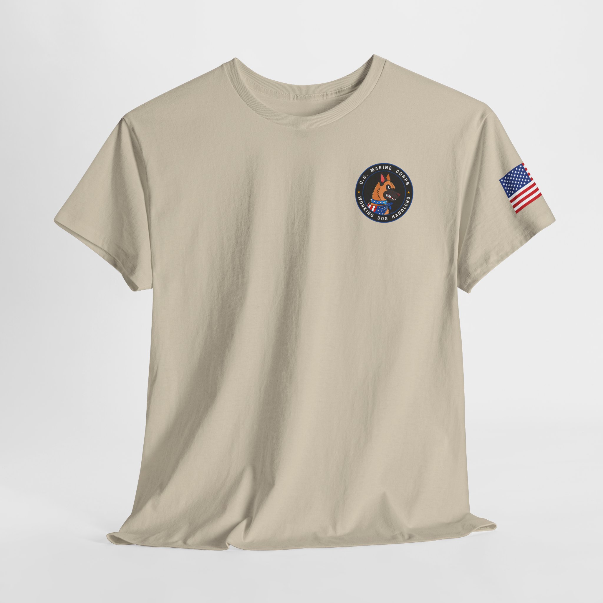 U. S. Marine Corps Working Dog Handlers T‑Shirt — K9 Patch Tee - Image 8
