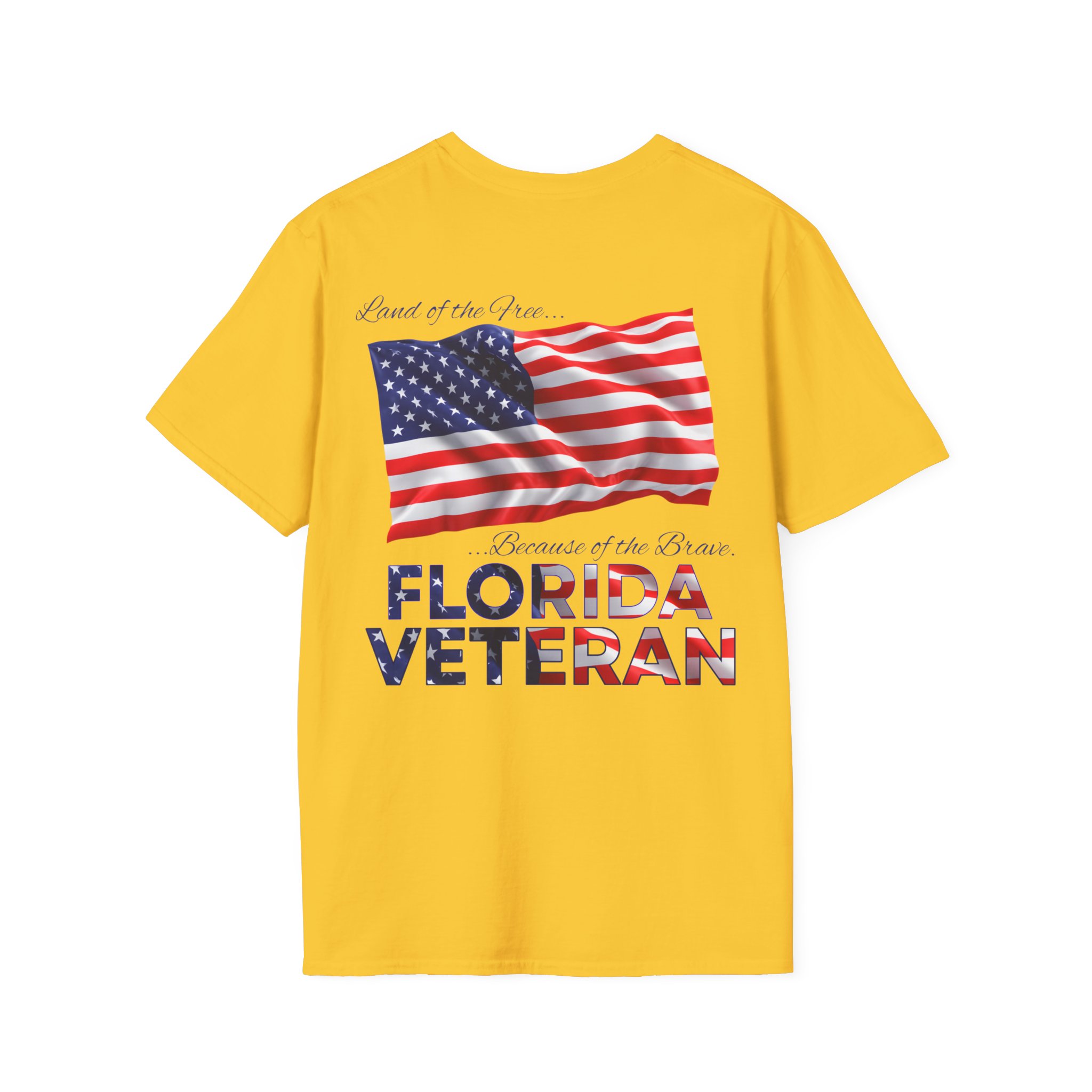 Florida Veteran T-Shirt — Proud American Flag Military Tribute - Image 7