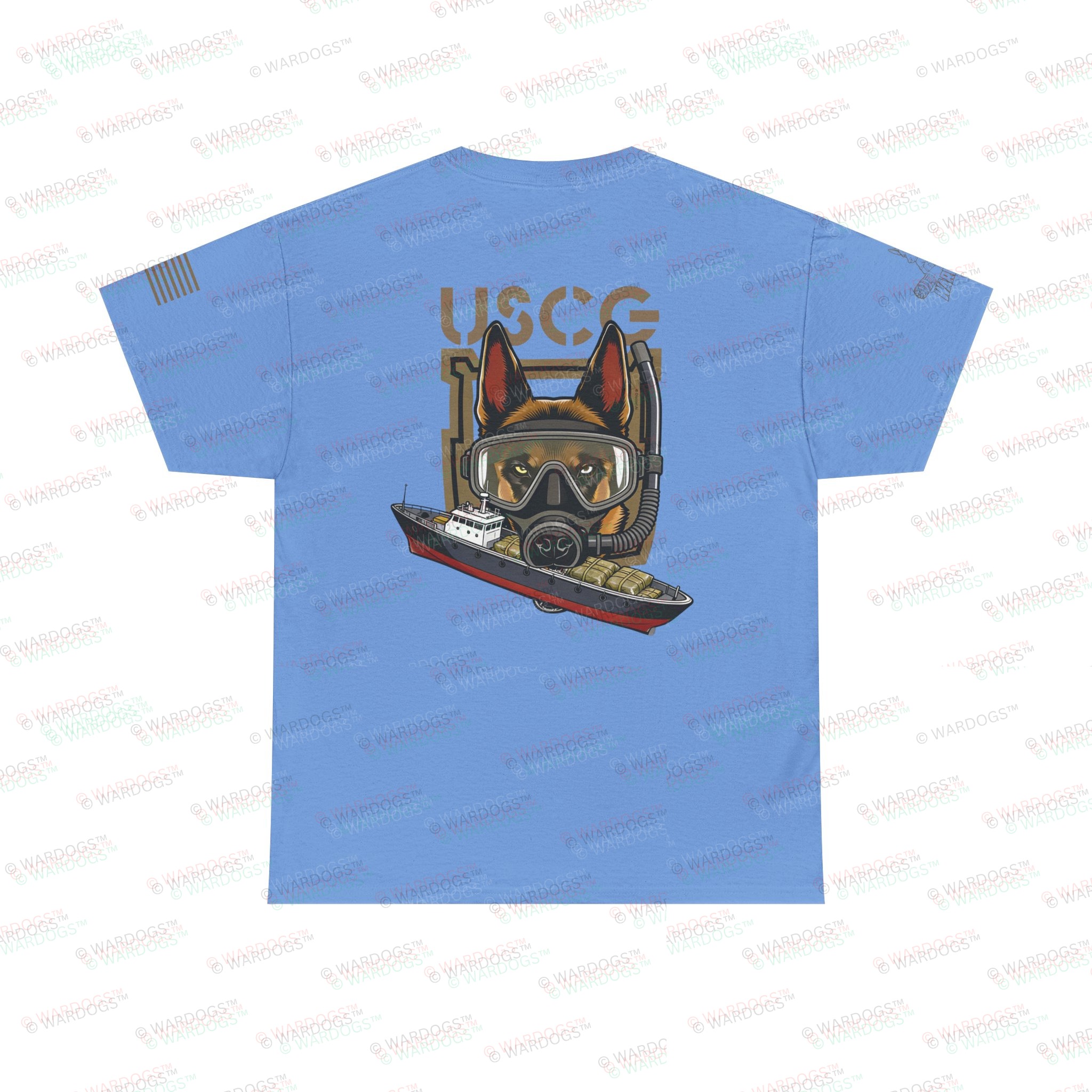 US Coast Guard MWD K9 Defender Military T-Shirt - Image 14