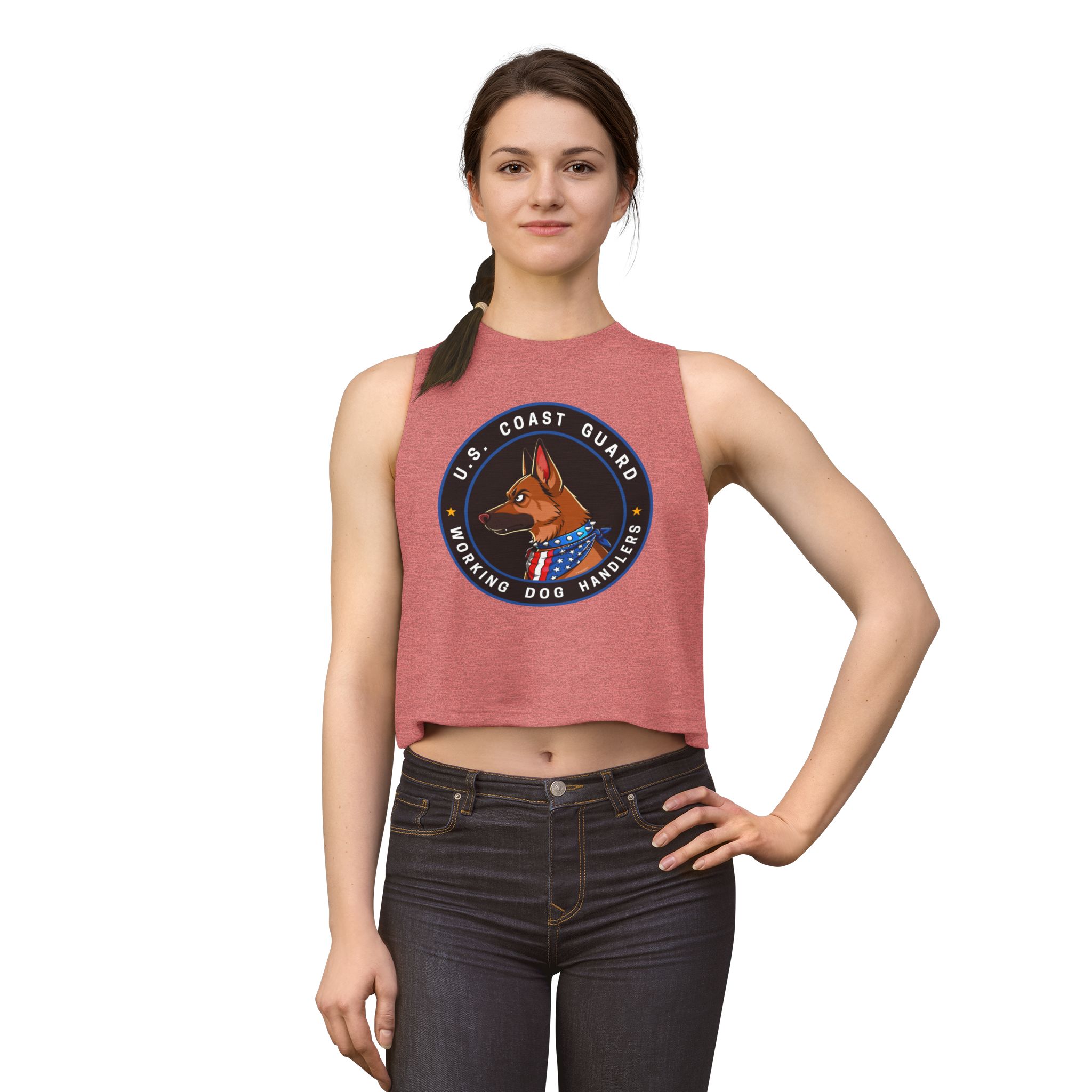 US COAST GUARD K9 MALINOIS CROP TOP - Image 9