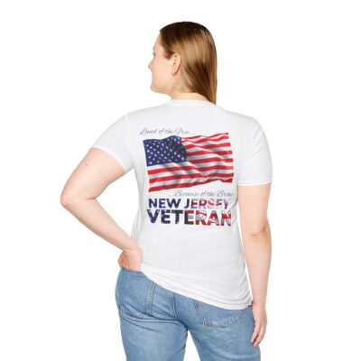 New Jersey Veteran T-Shirt — Home of the Brave American Flag Memorial Tee