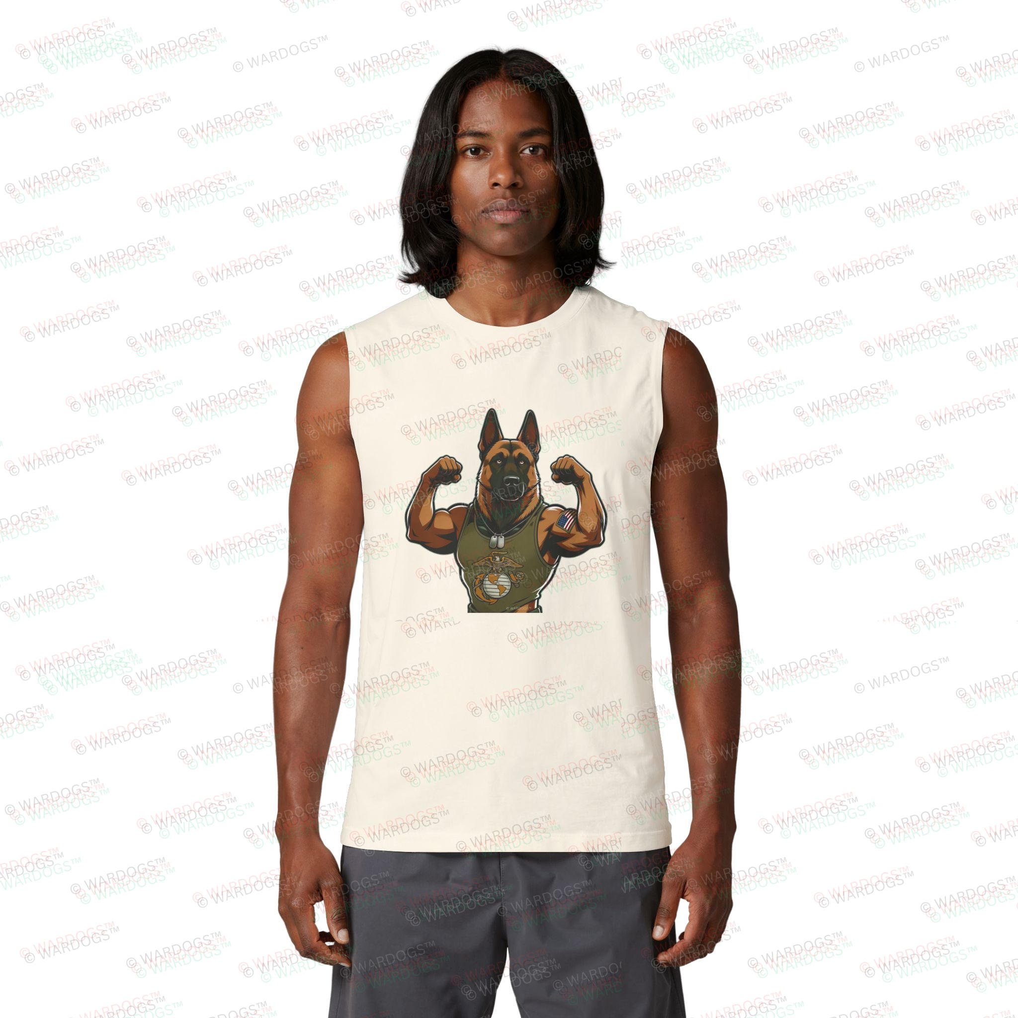 US MARINE CORPS Muscle Tank - "NO PAIN" - Image 2