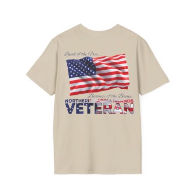 Northern Marina Islands Veteran T-Shirt — Home of the Brave American Flag Memorial Tee