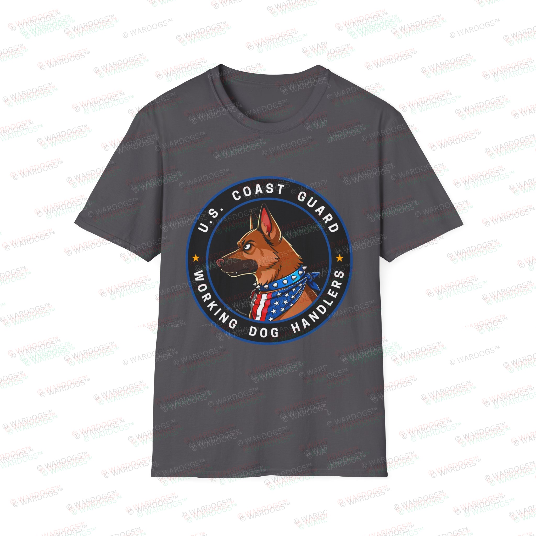 U.S. Coast Guard Working Dog Handlers T-Shirt - Image 9
