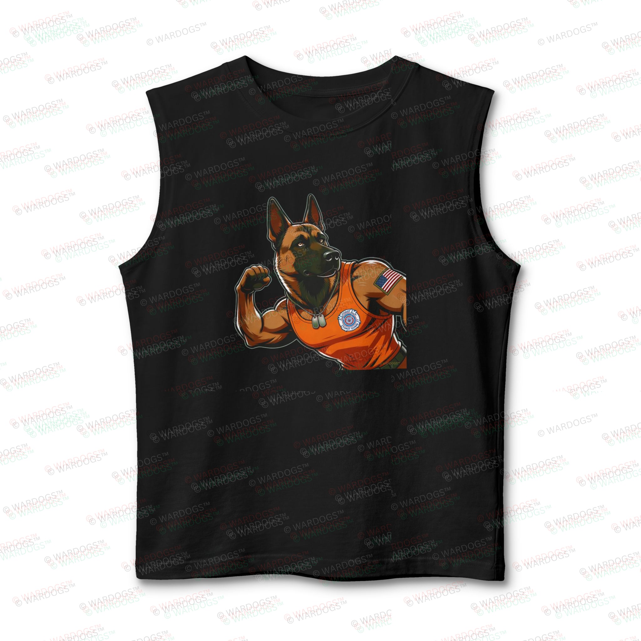 US Coast Guard Muscle Tank — NO PAIN - Image 2
