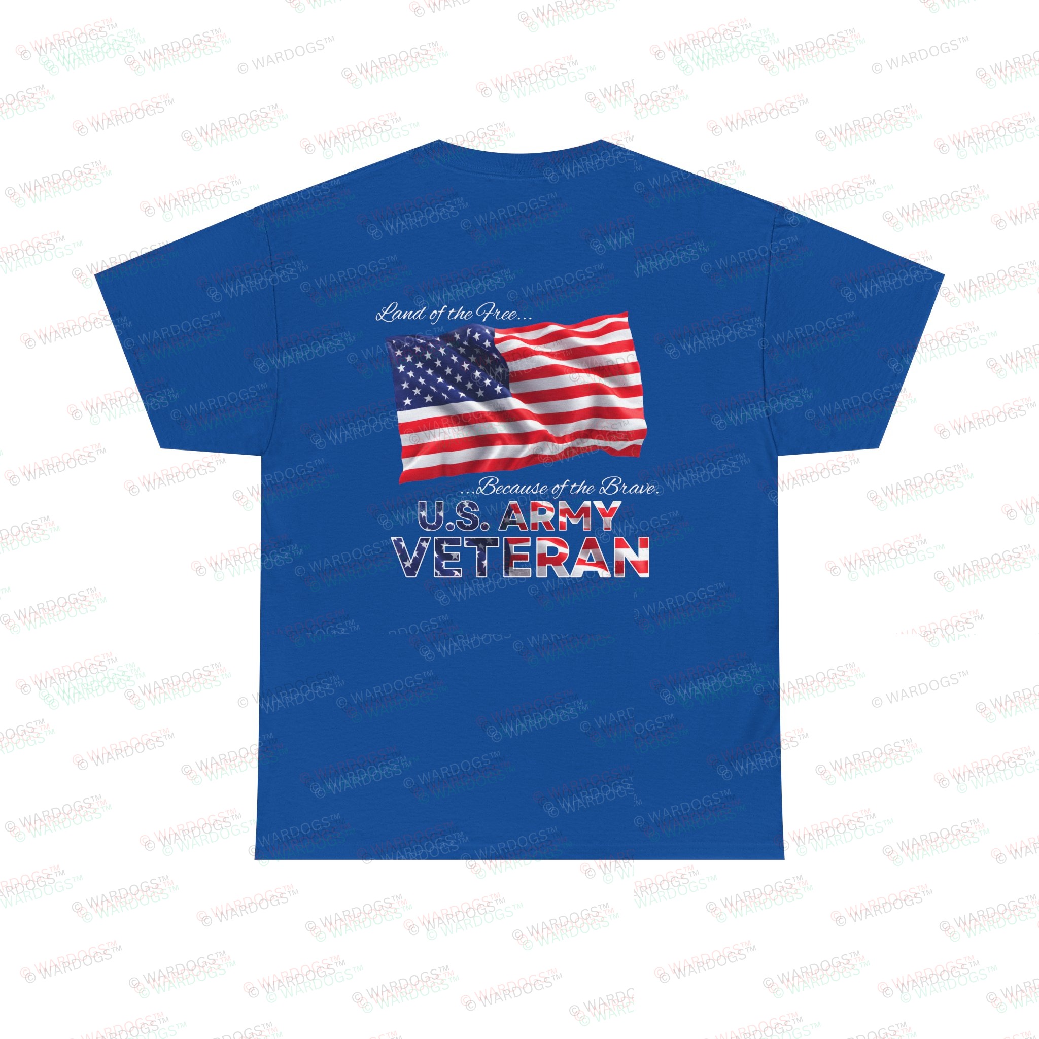 U.S. Army Veteran T‑Shirt — American Flag Tribute Tee - White Text