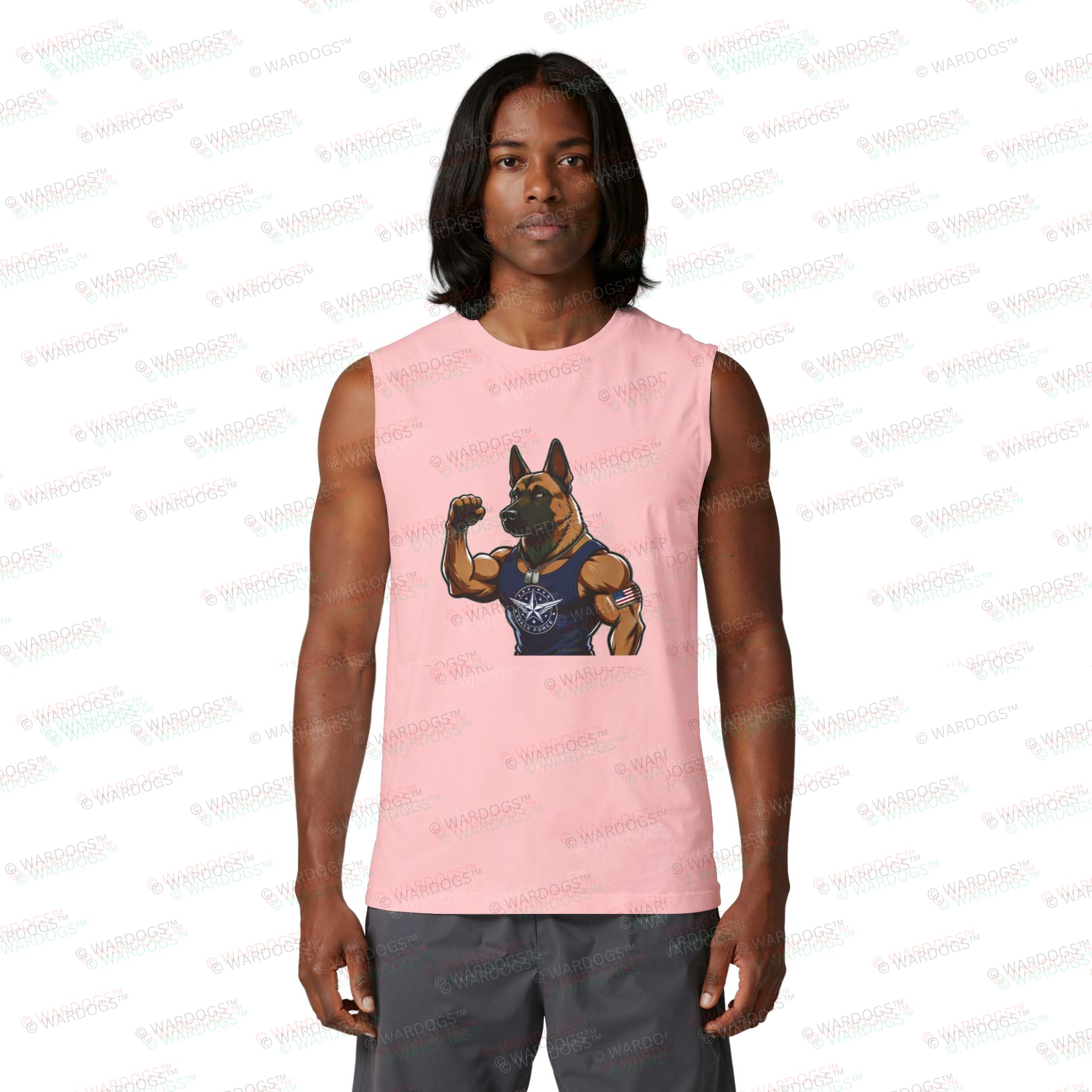 US Space Force Muscle Tank Top - "NO PAIN" - Image 6