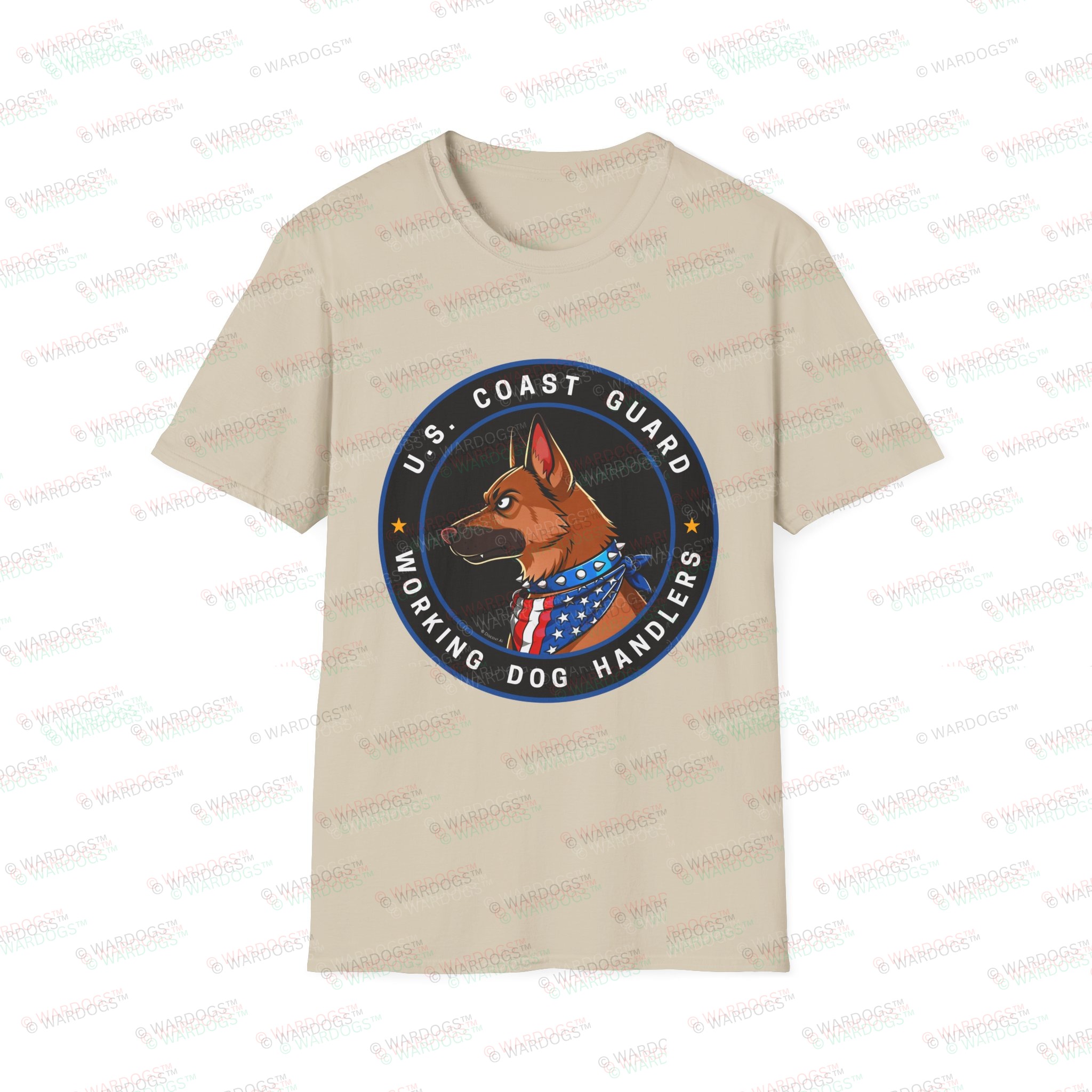U.S. Coast Guard Working Dog Handlers T-Shirt - Image 3