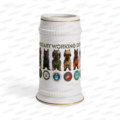 Military Working Dogs Beer Stein – K9 Veteran Tribute Mug