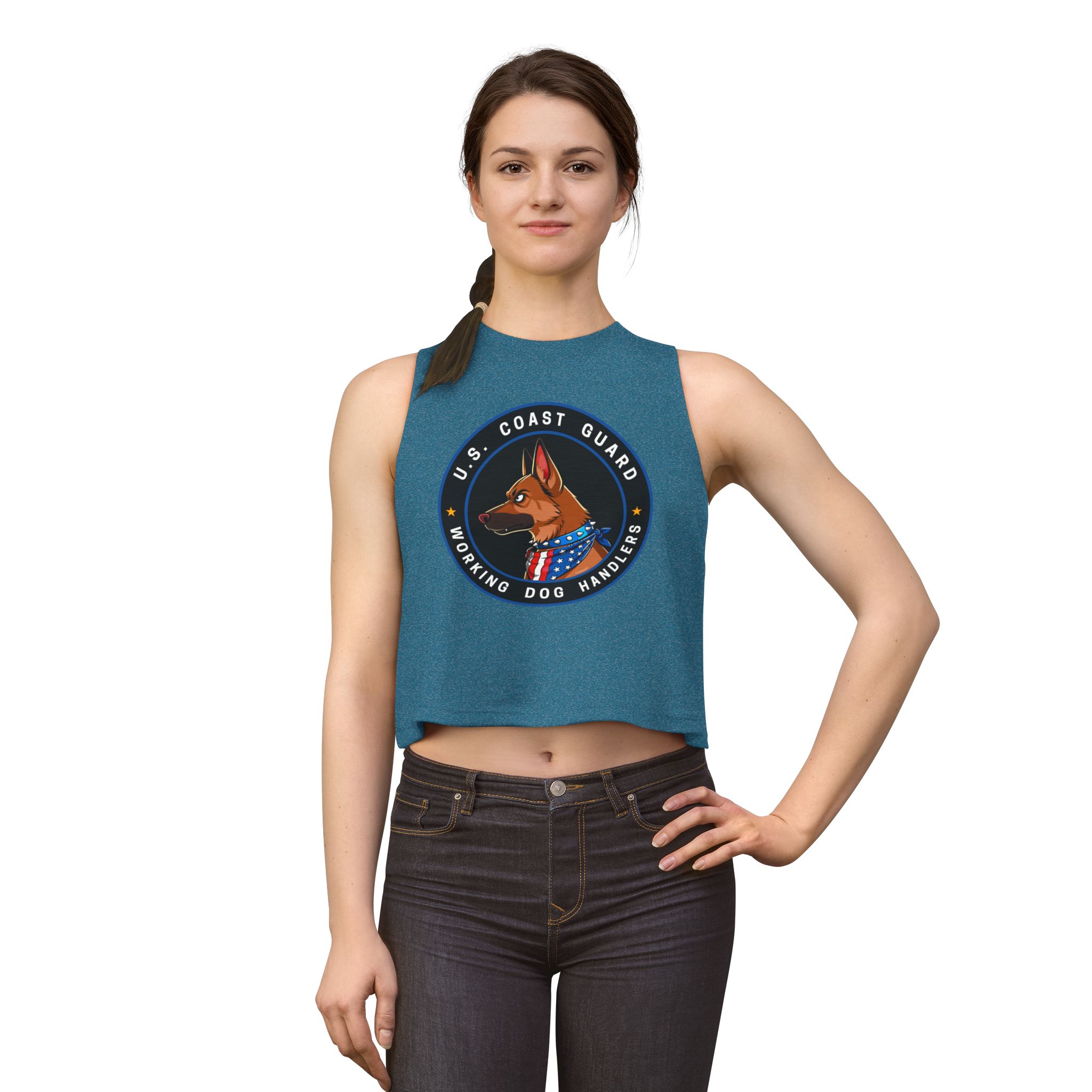US COAST GUARD K9 MALINOIS CROP TOP - Image 3