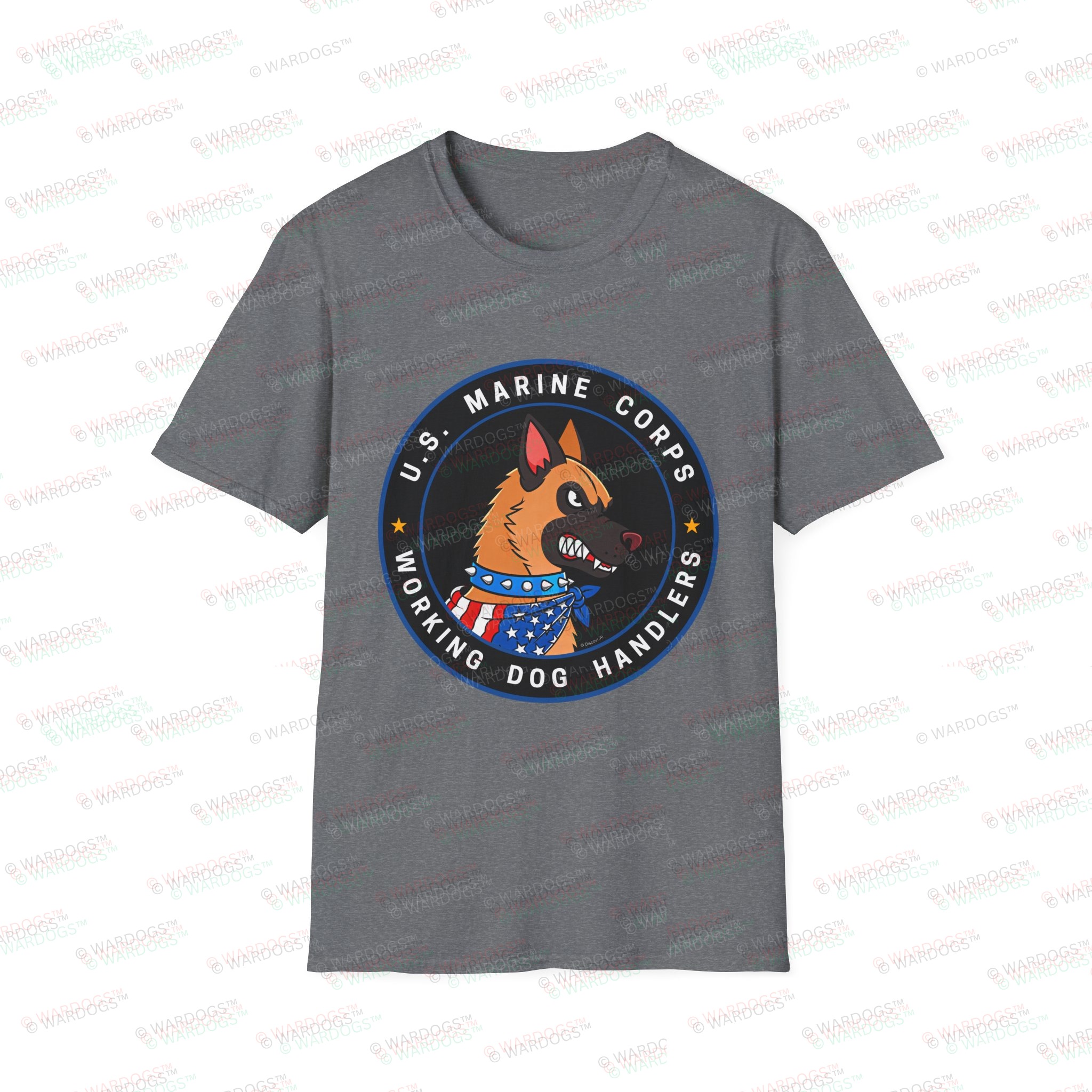 U.S. Marine Corps Working Dog Handlers T-Shirt - Image 5