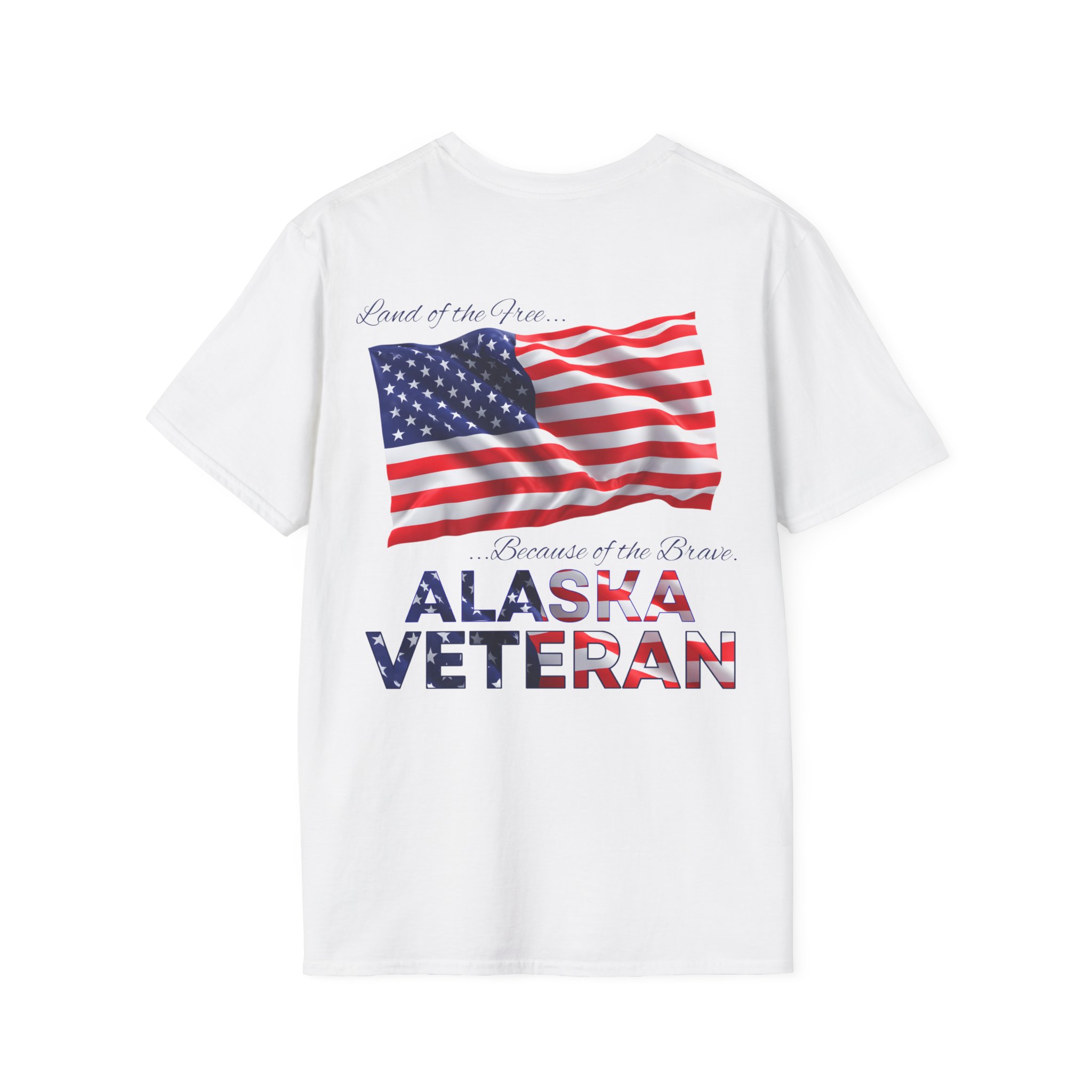 Alaska Veteran T-Shirt — Proud American Flag Military Tribute - Image 15
