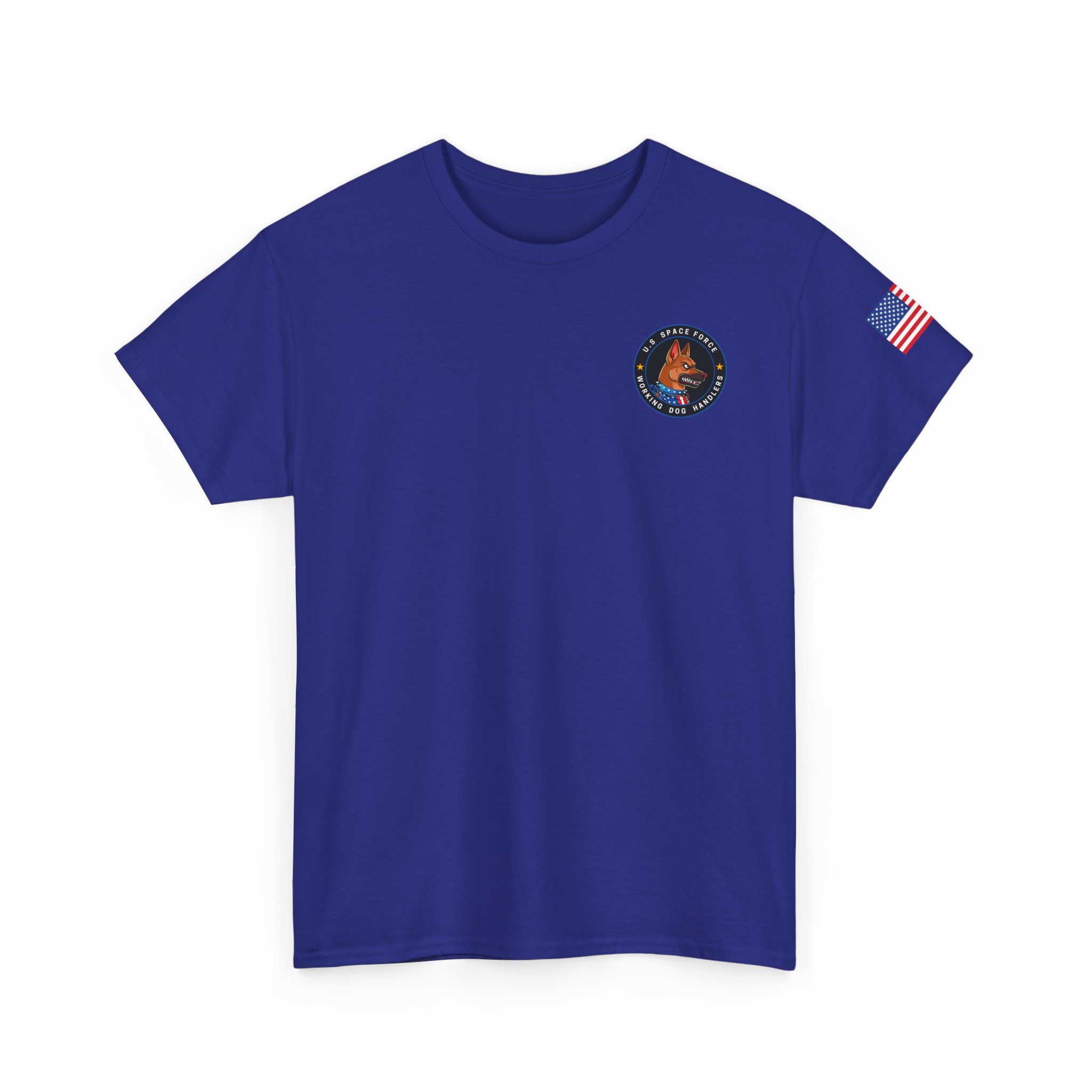 U.S. Space Force Working Dog Handlers T‑Shirt — K9 Patch Tee - Image 2
