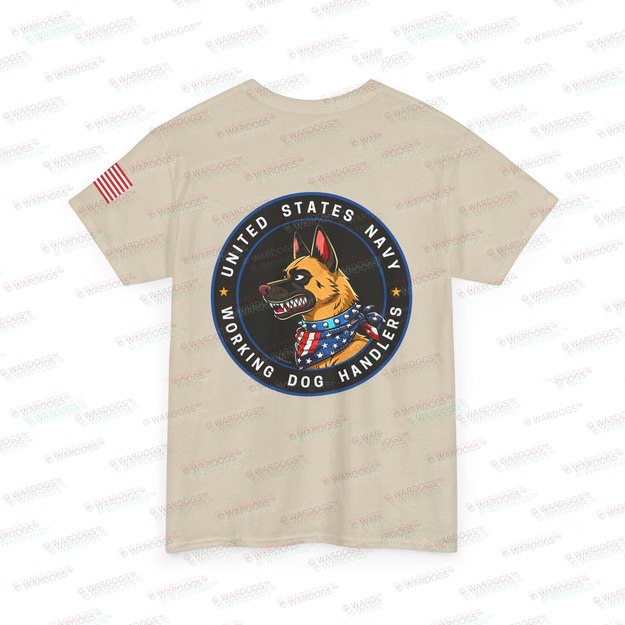 U. S. Navy Working Dog Handlers T‑Shirt — K9 Patch Tee - Image 5