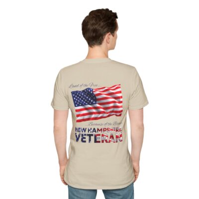 New Hampshire Veteran T-Shirt — Home of the Brave American Flag Memorial Tee