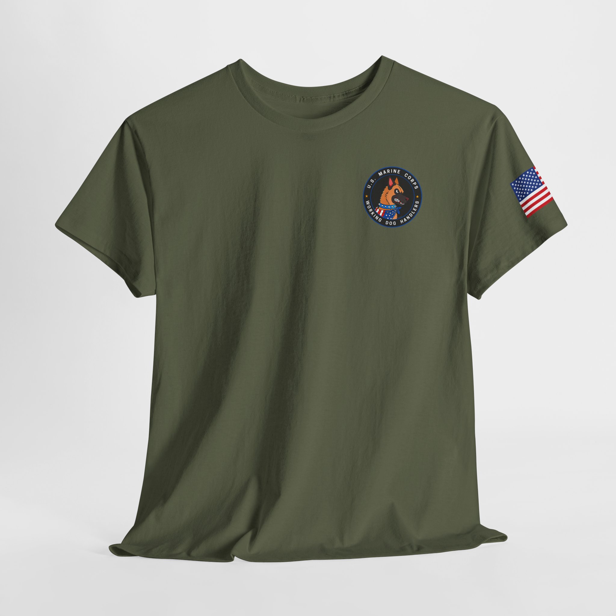 U. S. Marine Corps Working Dog Handlers T‑Shirt — K9 Patch Tee - Image 14