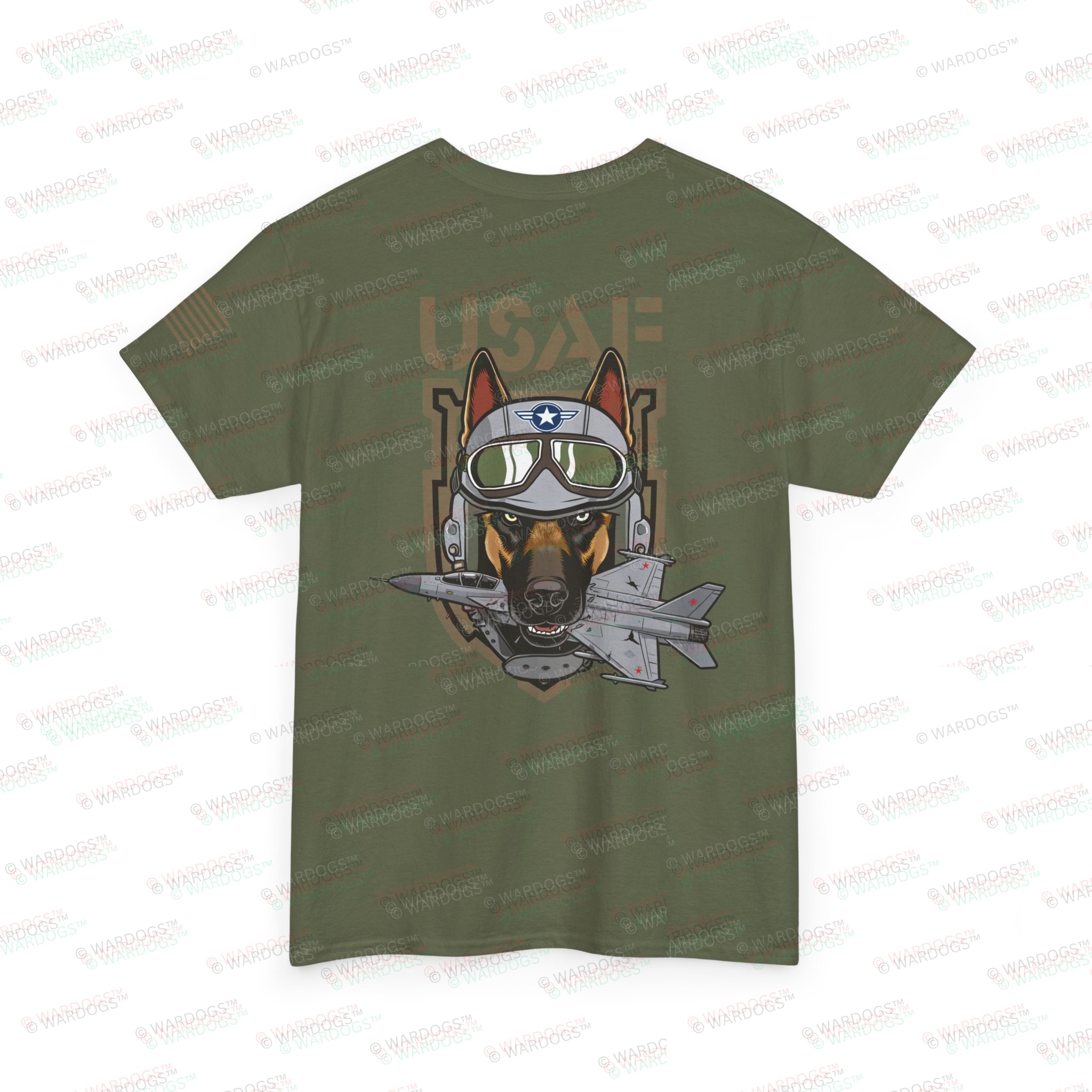 US Air Force MWD K9 Defender Military T-Shirt - Image 20