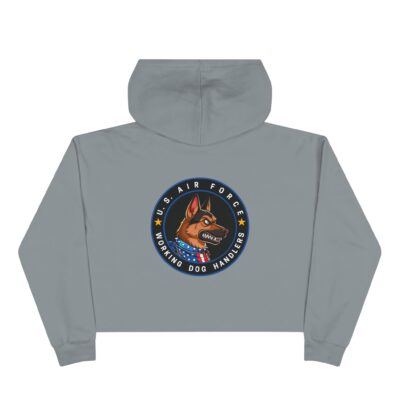 Crop Hoodie — U.S. Air Force Working Dog Handler Emblem