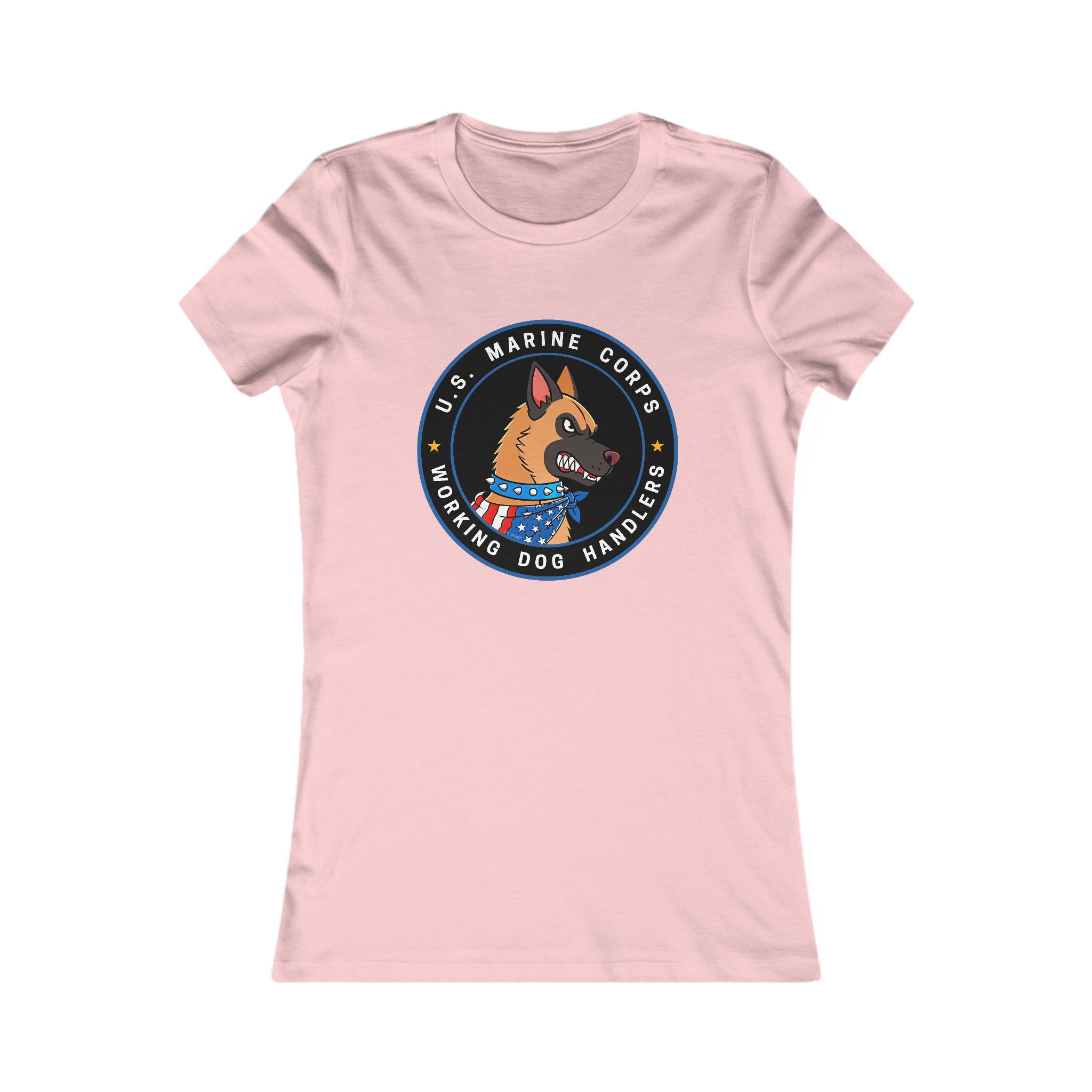 U.S. Marine Corps K9 Handler Tee — Women's Working Dog Emblem Shirt - Image 27