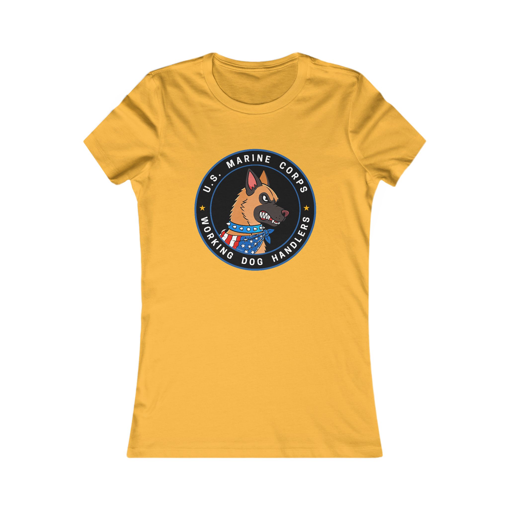 U.S. Marine Corps K9 Handler Tee — Women's Working Dog Emblem Shirt - Image 7