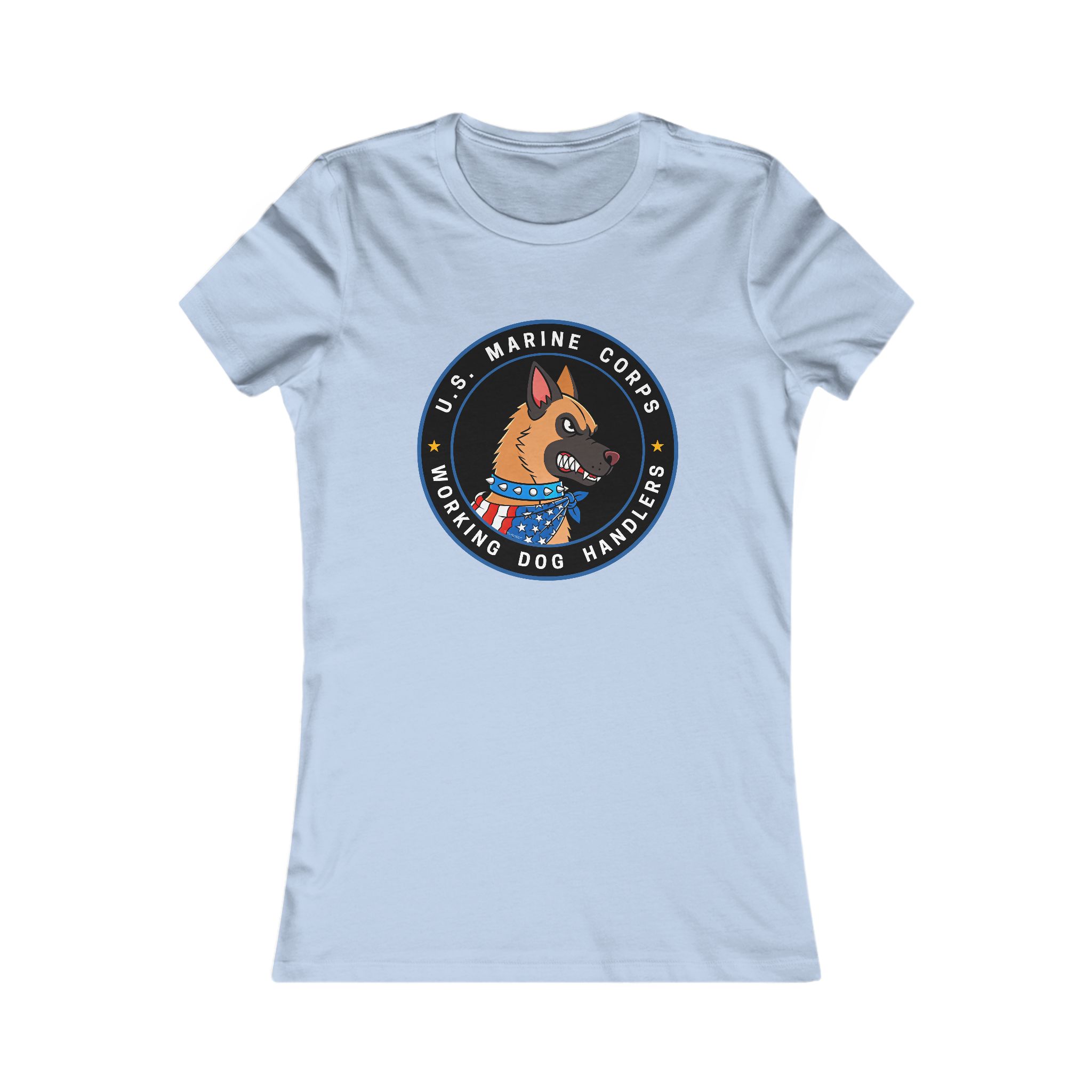 U.S. Marine Corps K9 Handler Tee — Women's Working Dog Emblem Shirt - Image 13