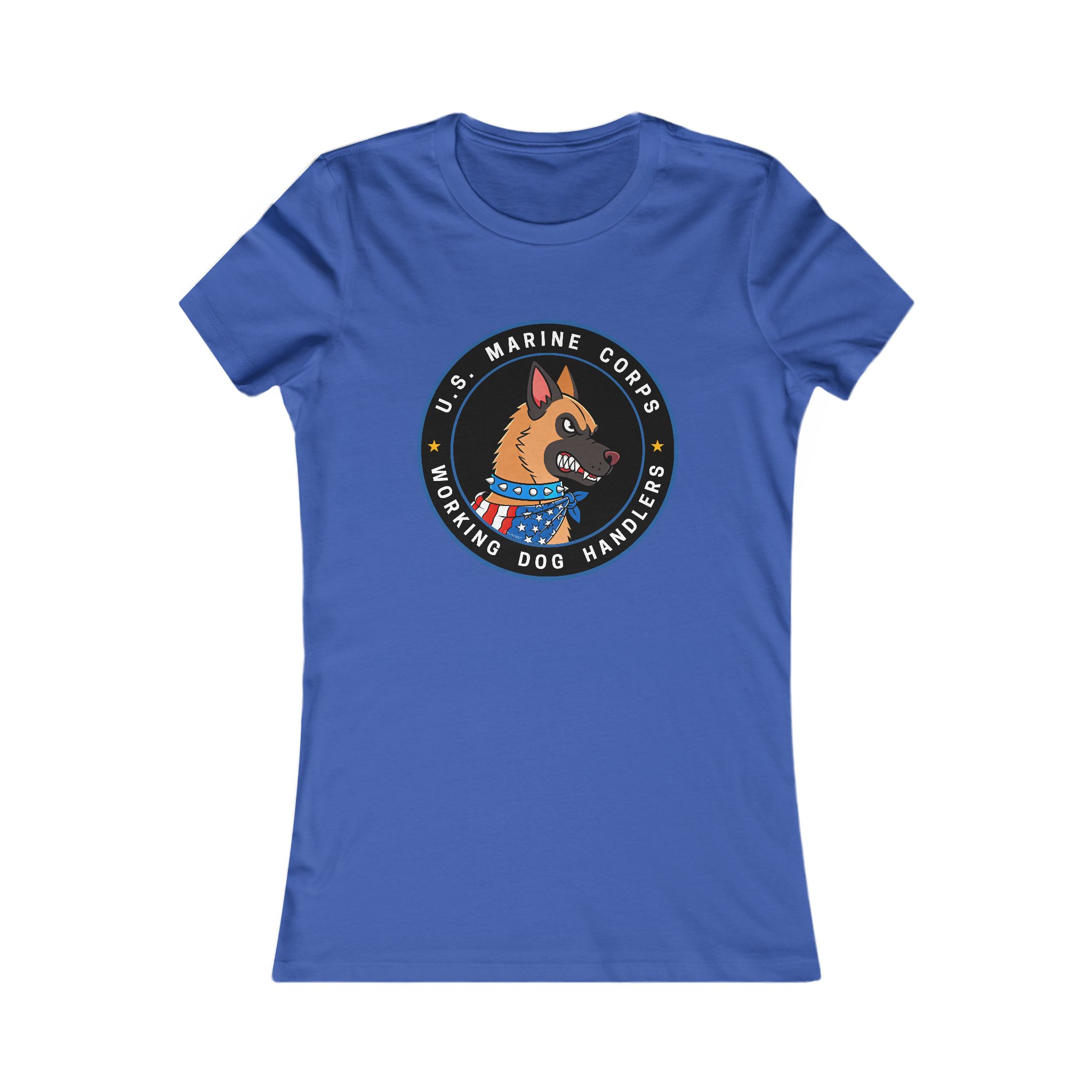 U.S. Marine Corps K9 Handler Tee — Women's Working Dog Emblem Shirt - Image 17