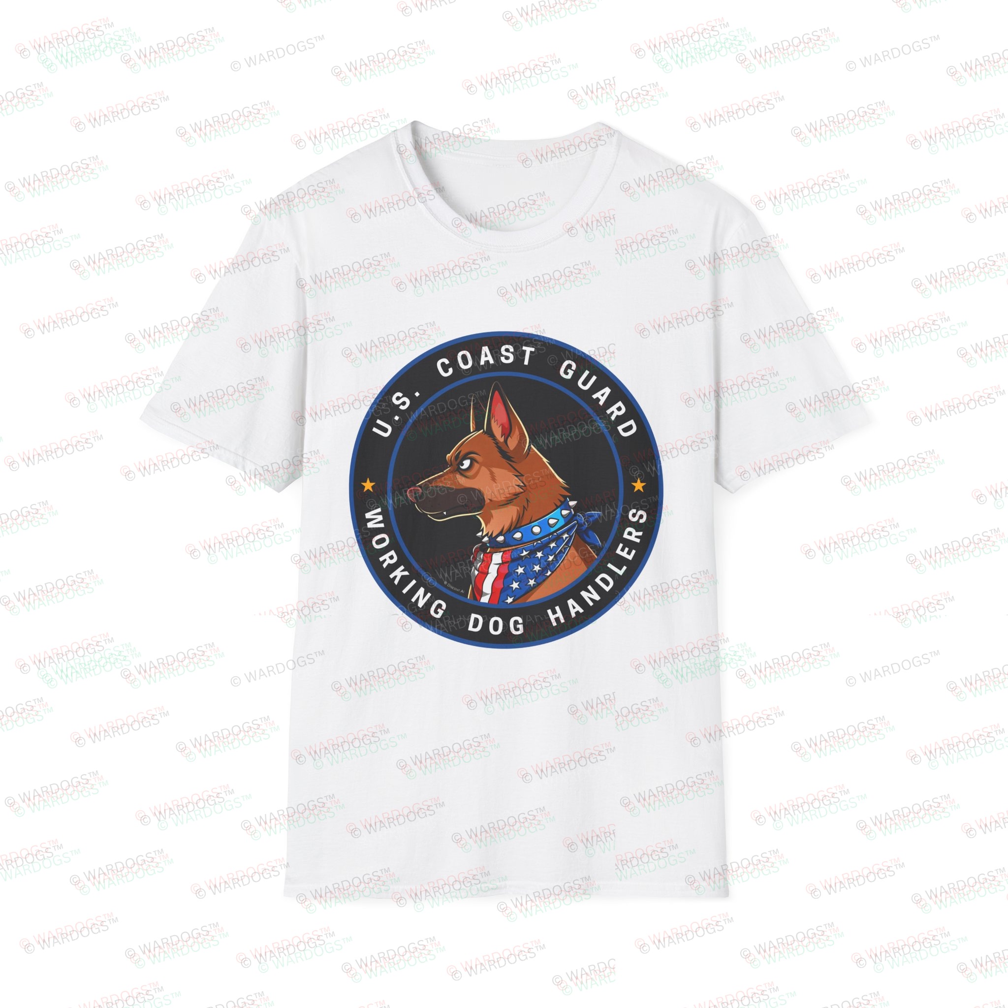 U.S. Coast Guard Working Dog Handlers T-Shirt - Image 2