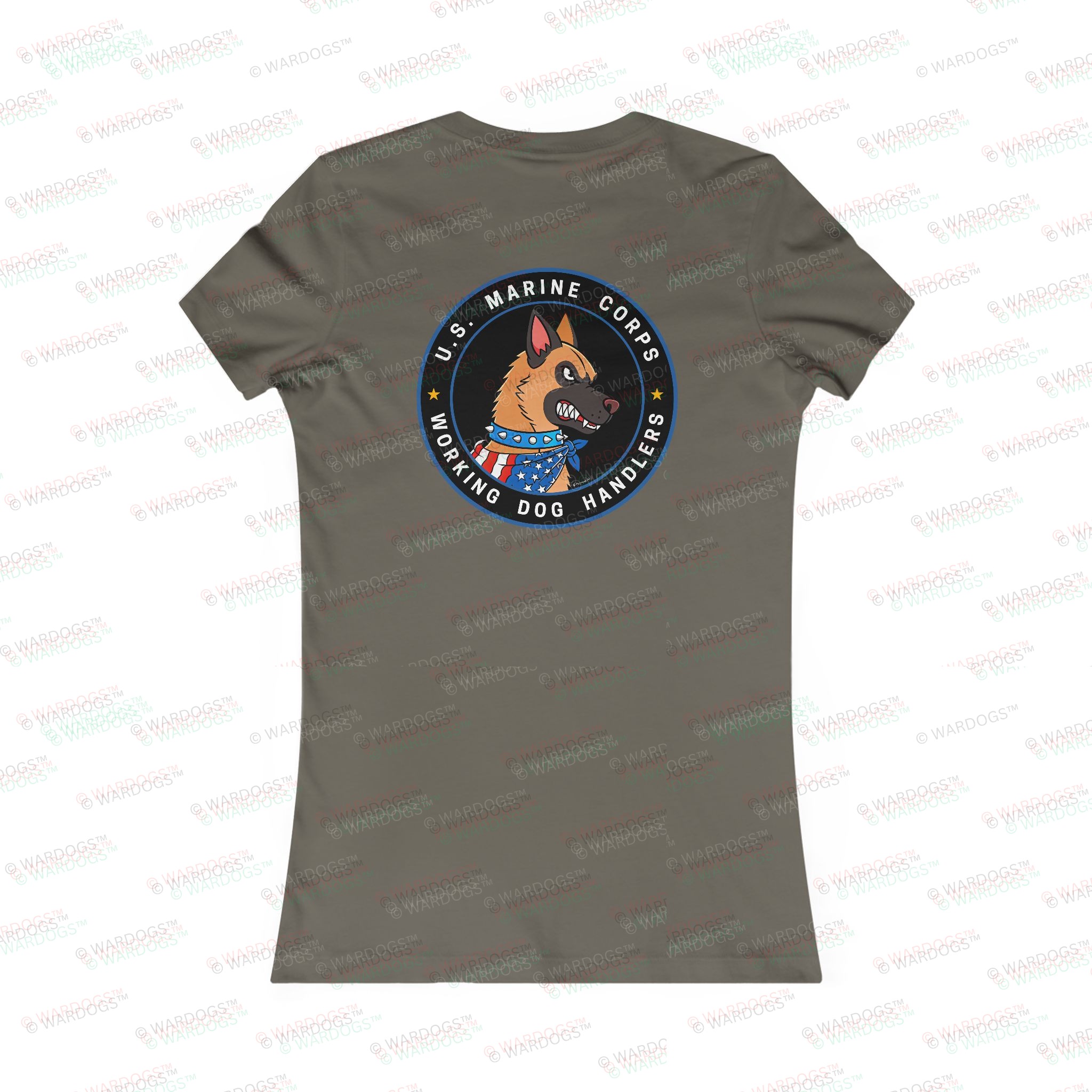 US MARINES K9 MALINOIS - Womens Tee - Image 6