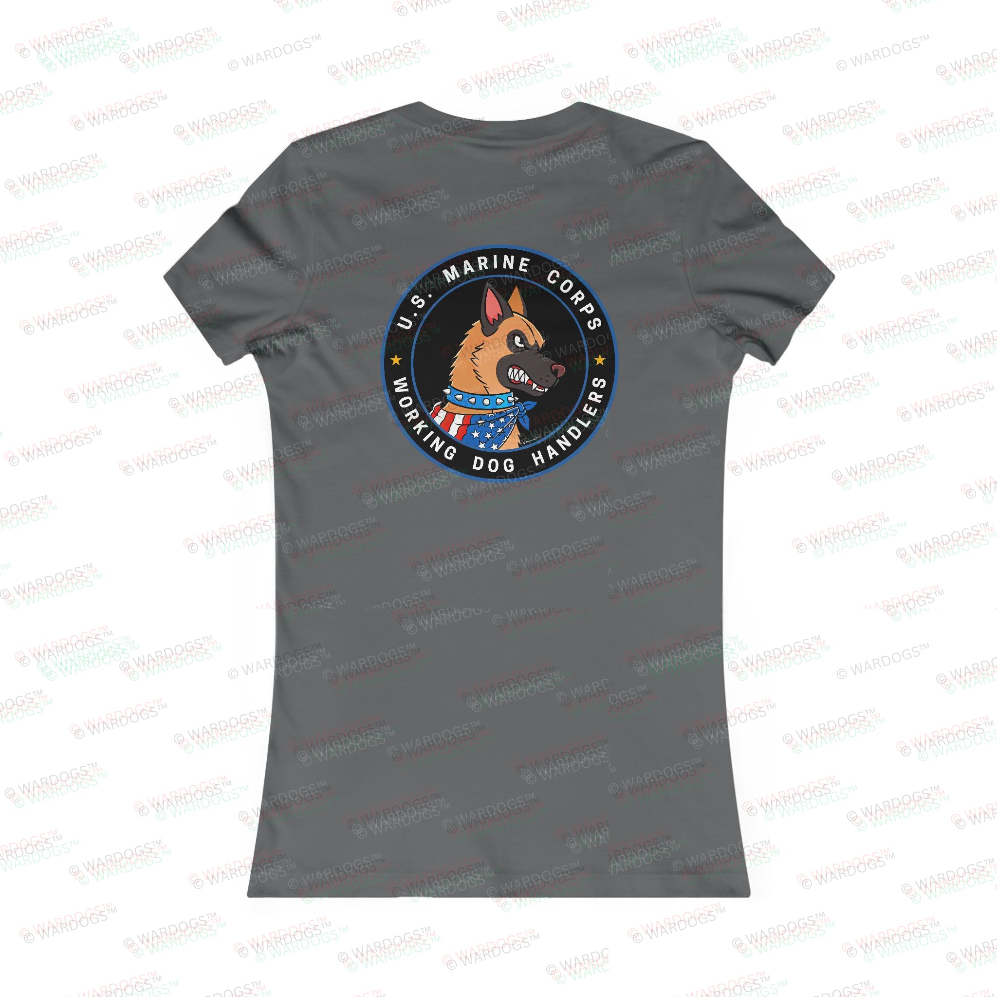 US MARINES K9 MALINOIS - Womens Tee - Image 10