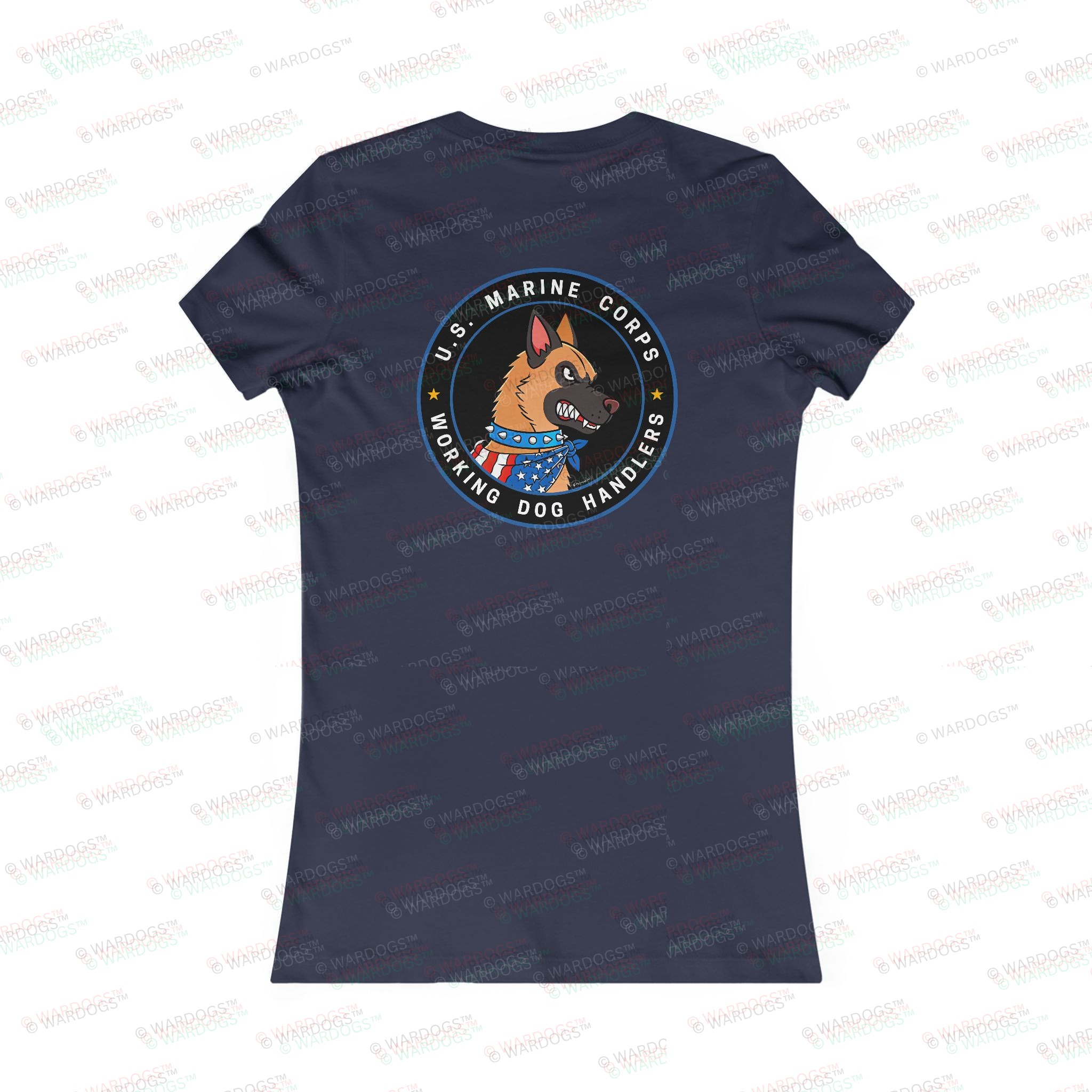 US MARINES K9 MALINOIS - Womens Tee - Image 12