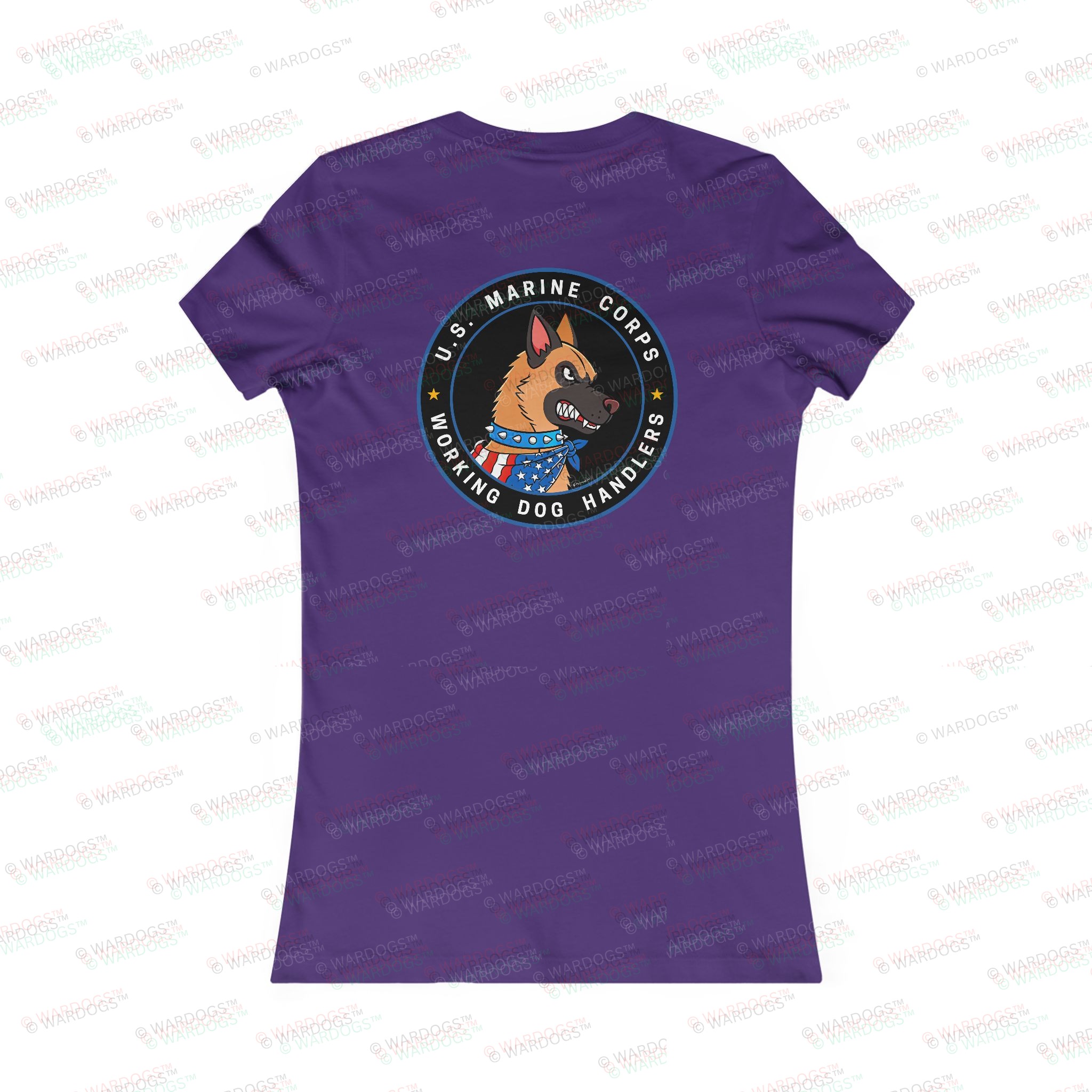 US MARINES K9 MALINOIS - Womens Tee - Image 14