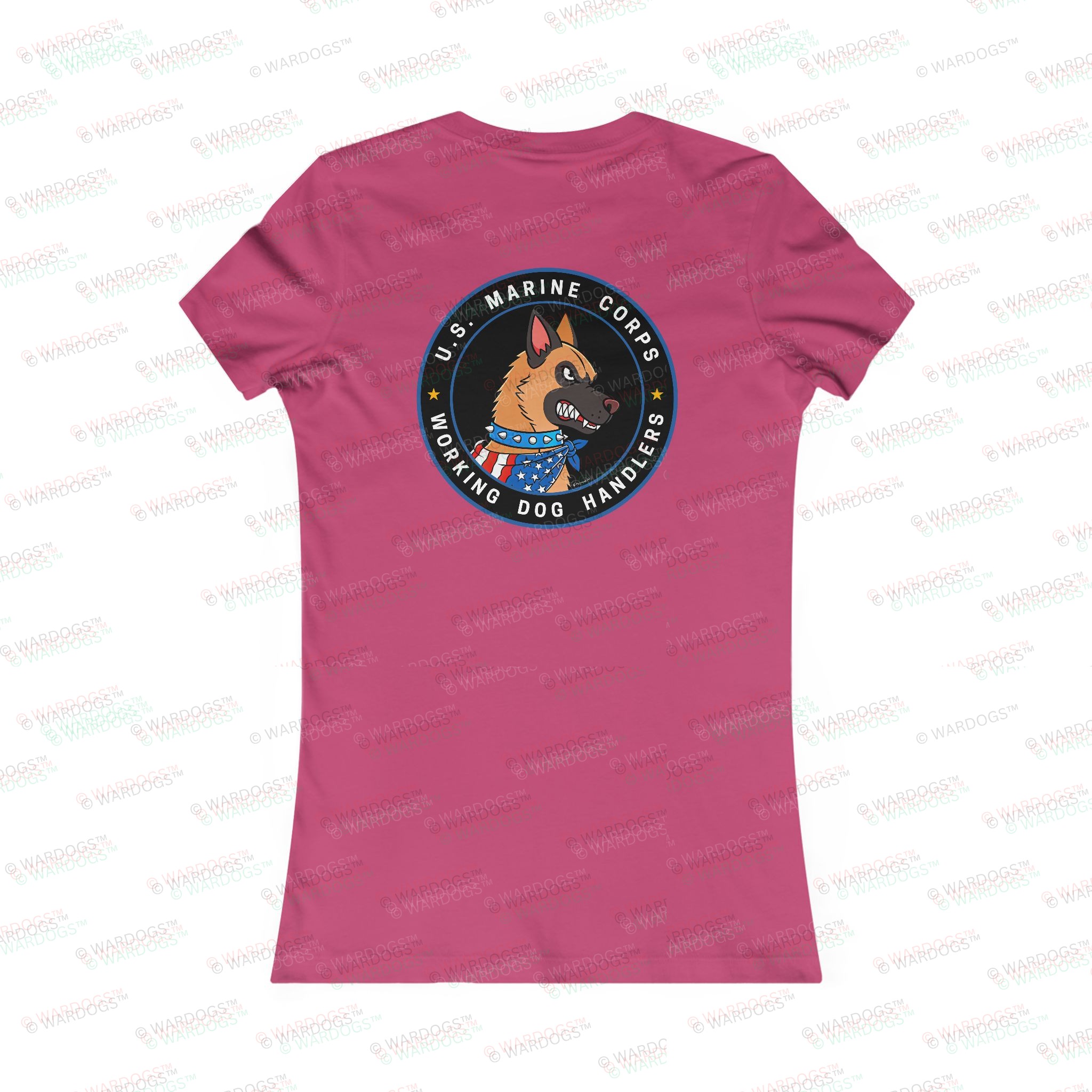 US MARINES K9 MALINOIS - Womens Tee - Image 16